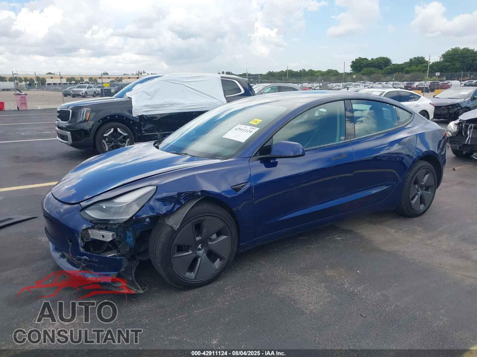 TESLA MODEL 3 2022 - 5YJ3E1EB7NF332847