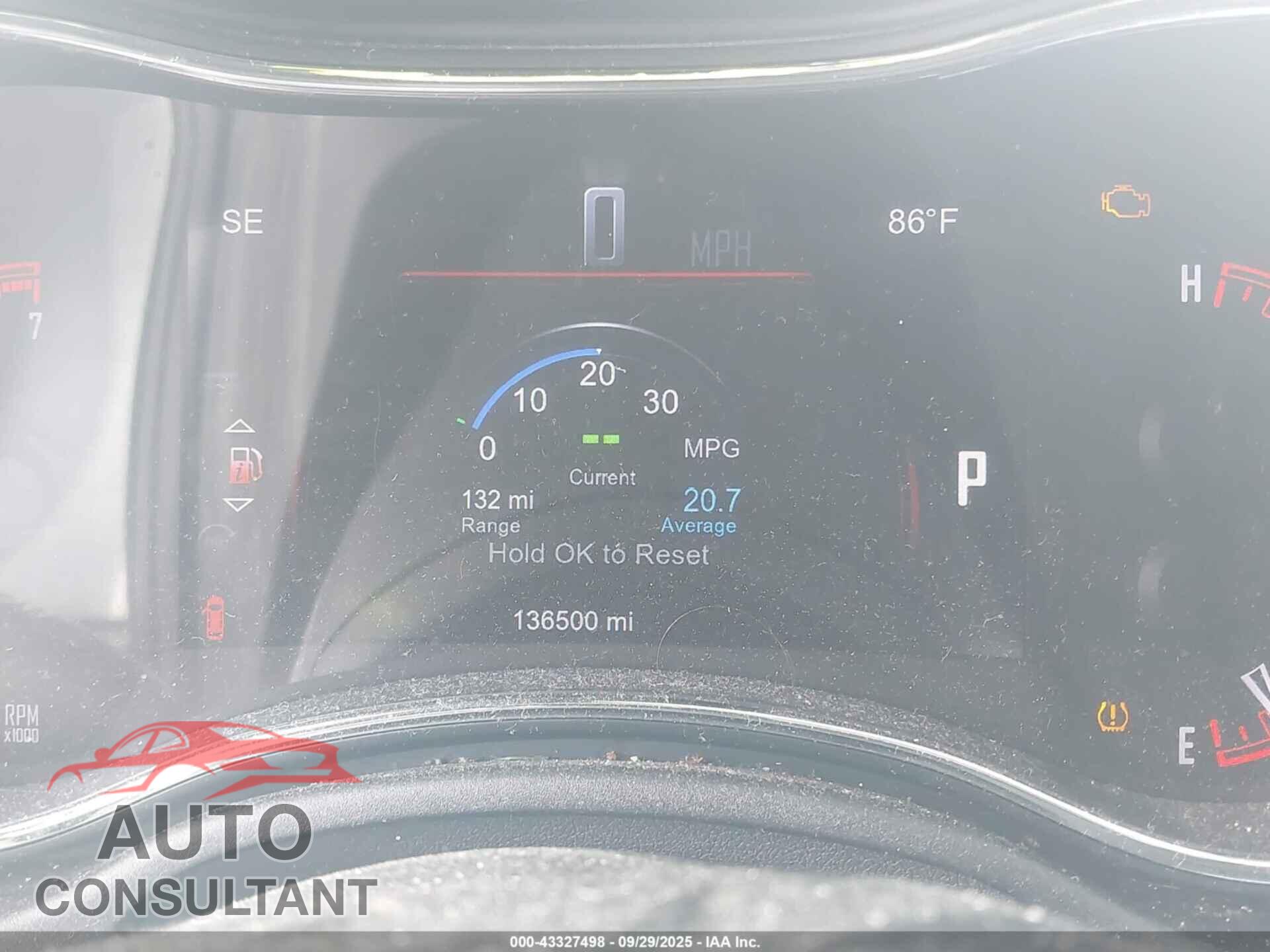 DODGE DURANGO 2014 - 1C4RDJDG3EC345781