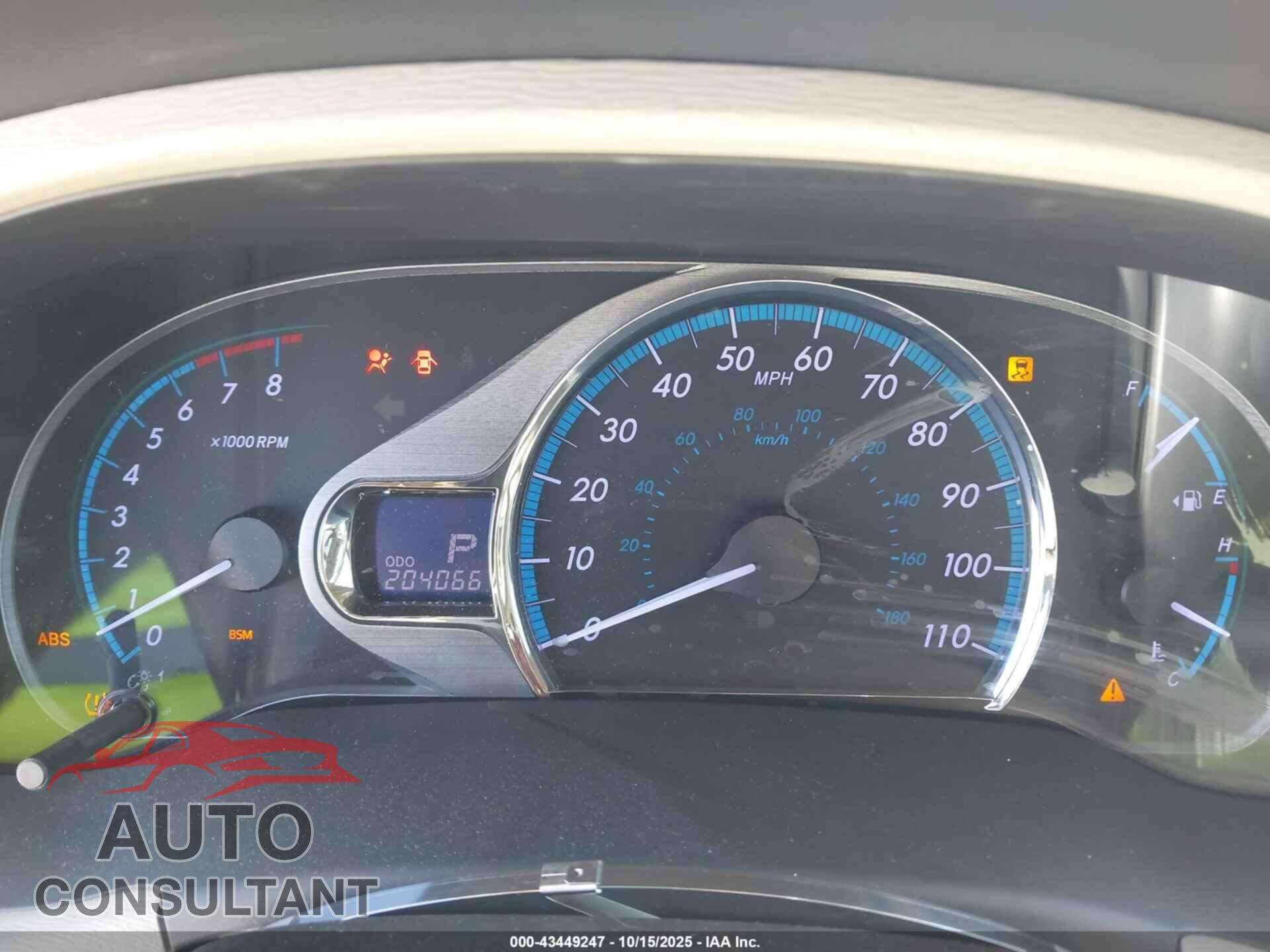TOYOTA SIENNA 2013 - 5TDYK3DC8DS342754