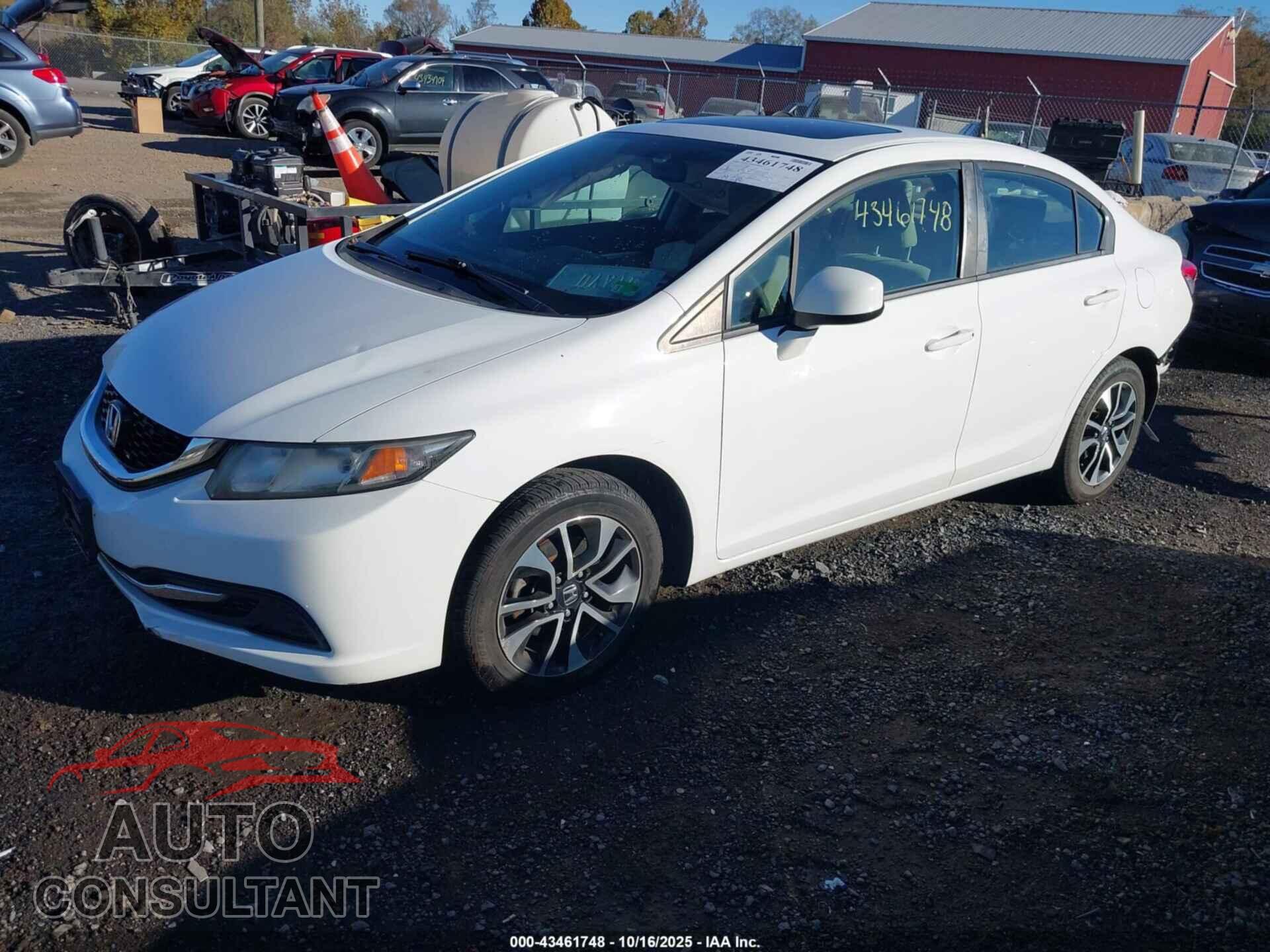 HONDA CIVIC 2013 - 19XFB2F84DE294500