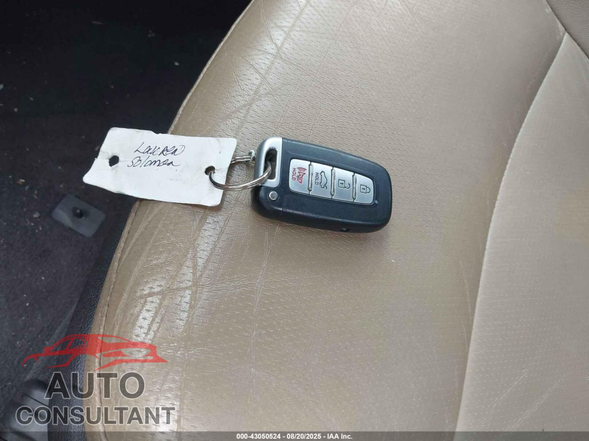 HYUNDAI SONATA 2012 - 5NPEC4AC5CH456242