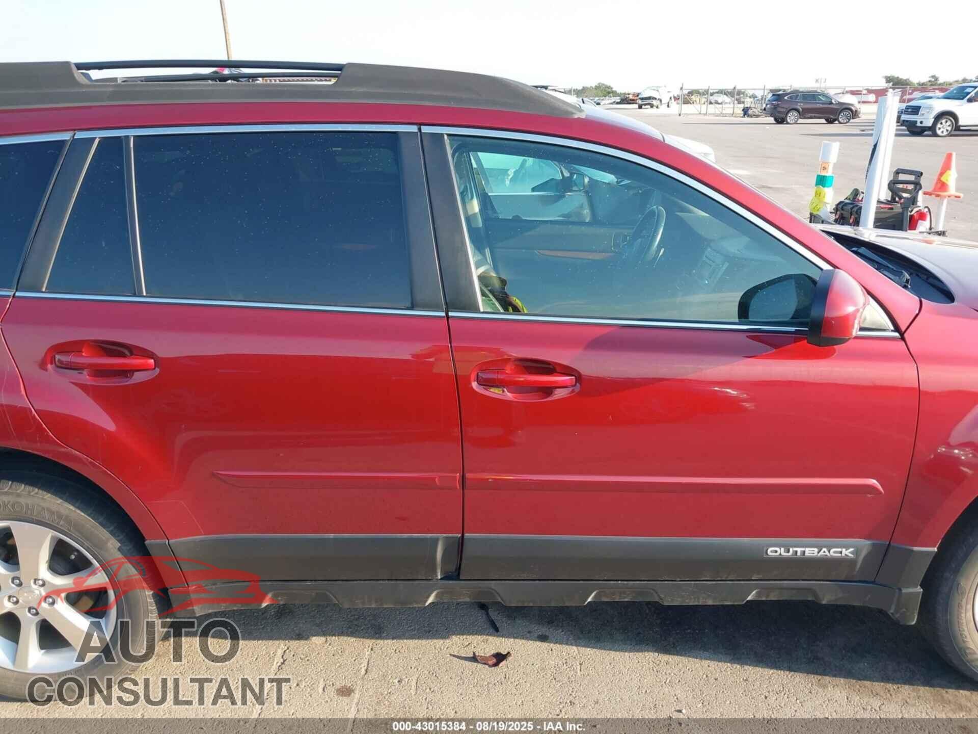 SUBARU OUTBACK 2014 - 4S4BRCLC7E3323162