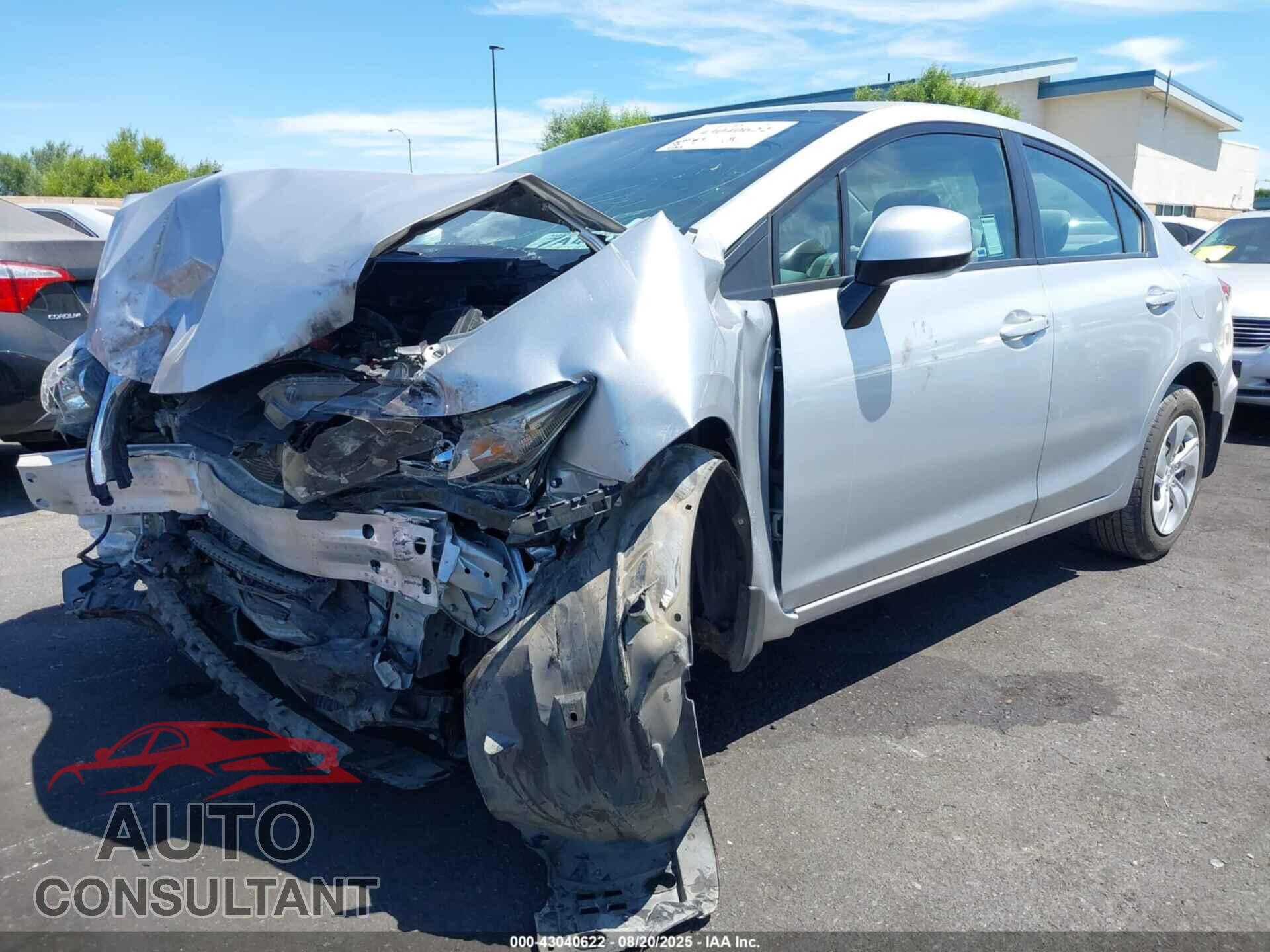 HONDA CIVIC 2013 - 19XFB2F53DE263759