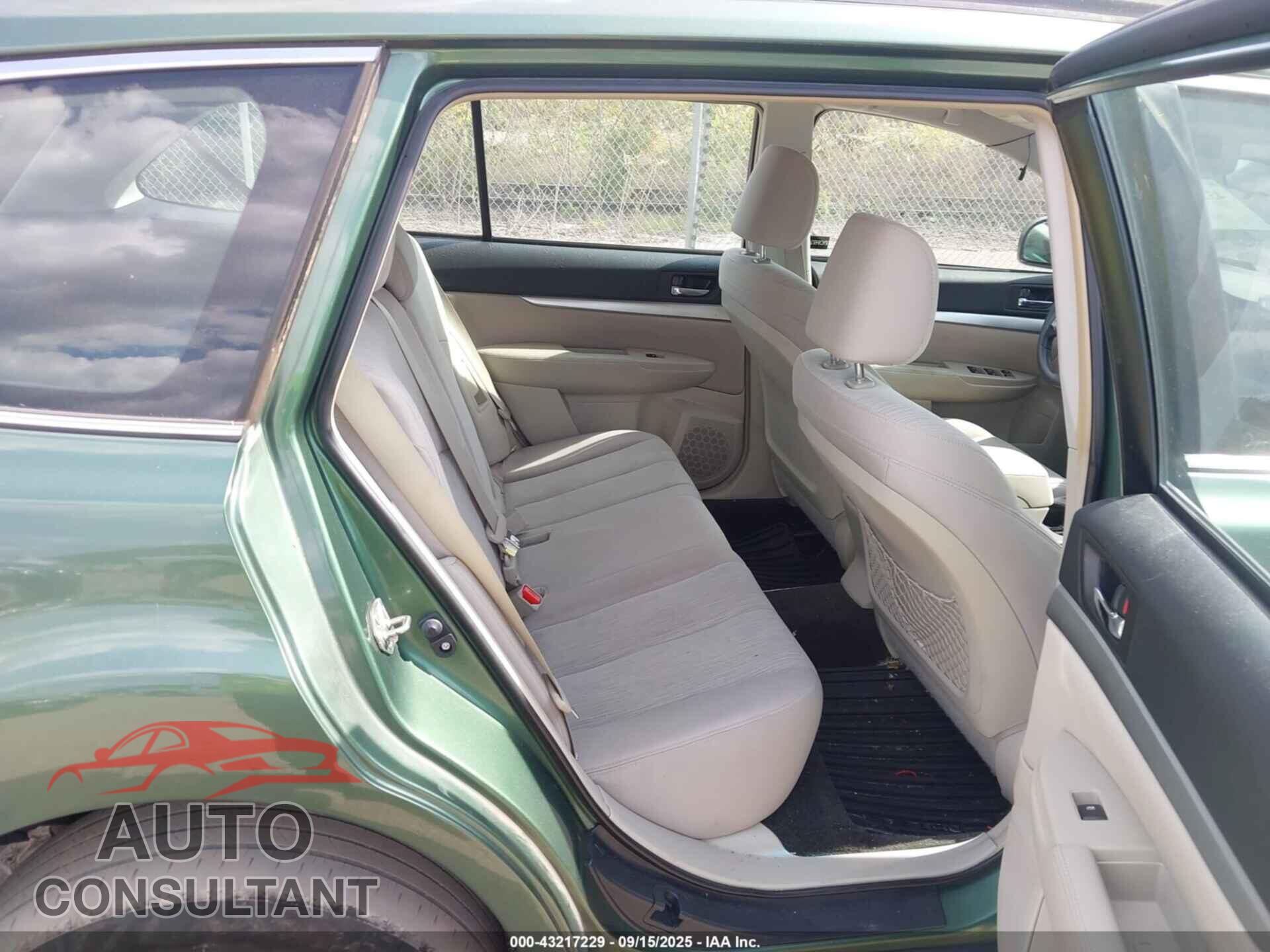 SUBARU OUTBACK 2014 - 4S4BRBAC4E3223789
