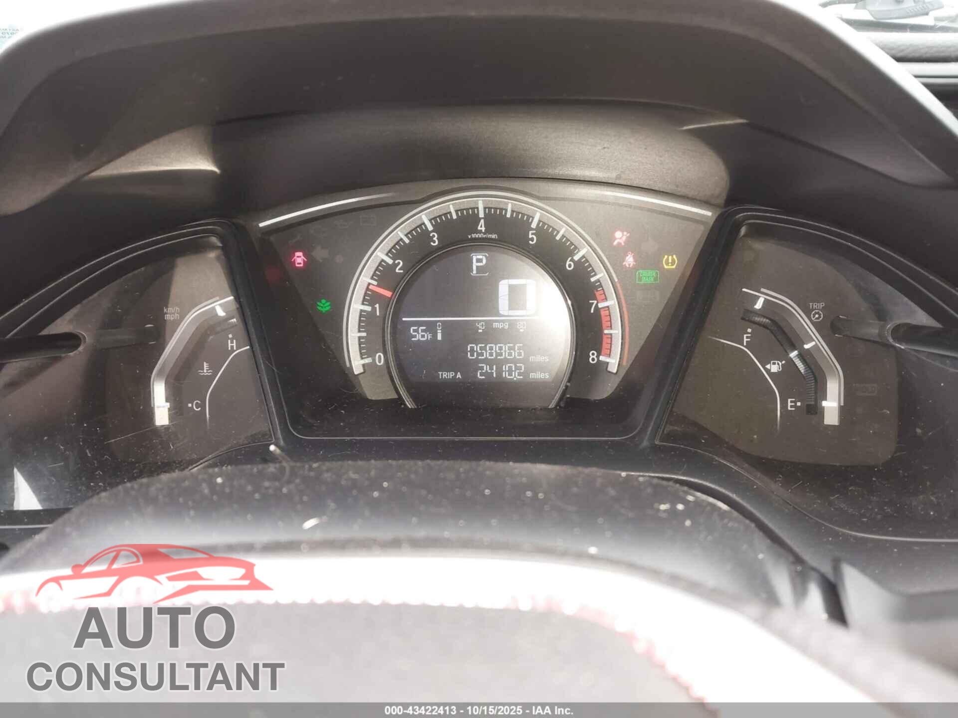 HONDA CIVIC 2016 - 2HGFC4B02GH308154