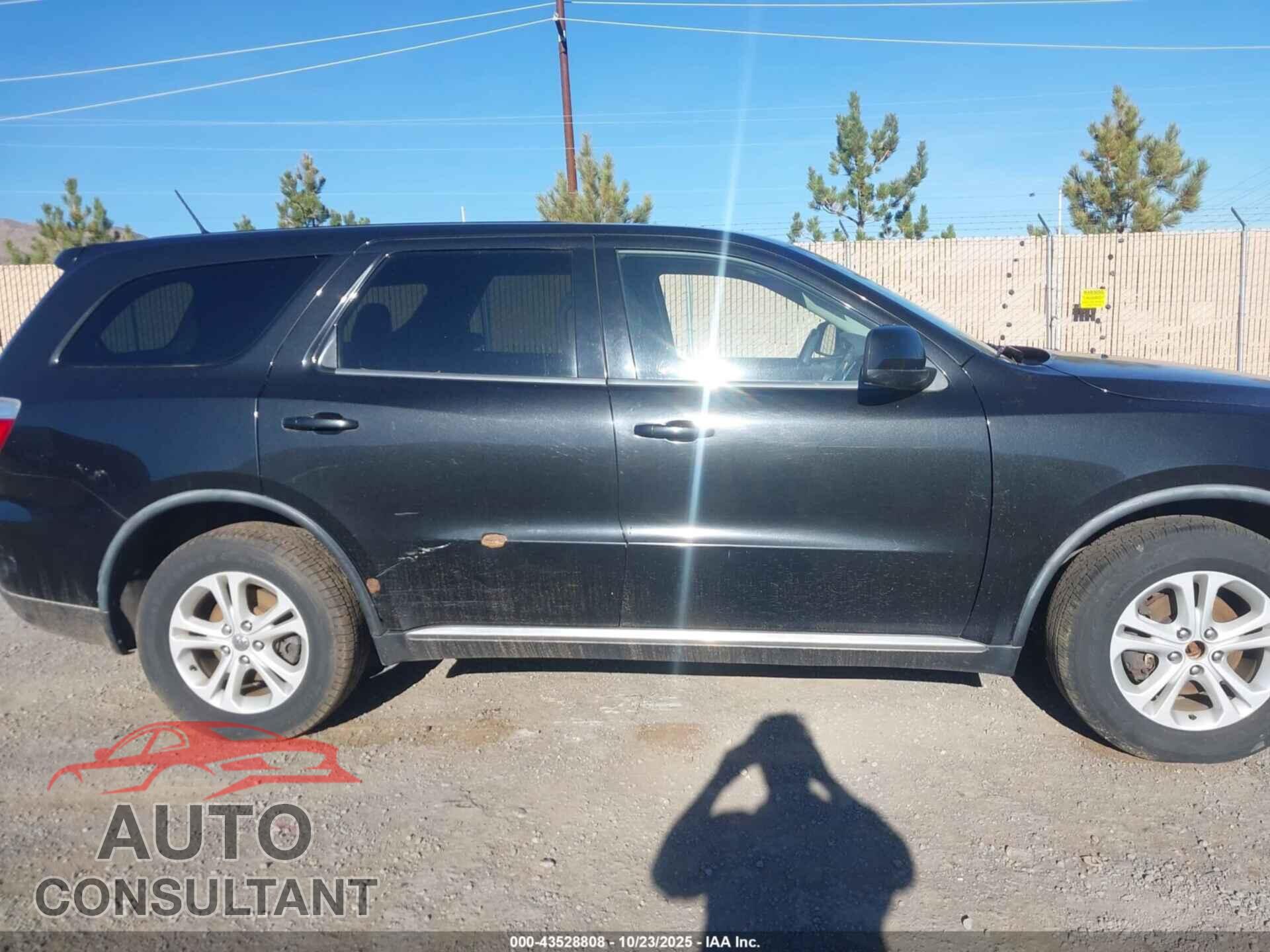 DODGE DURANGO 2012 - 1C4RDJAG3CC112646