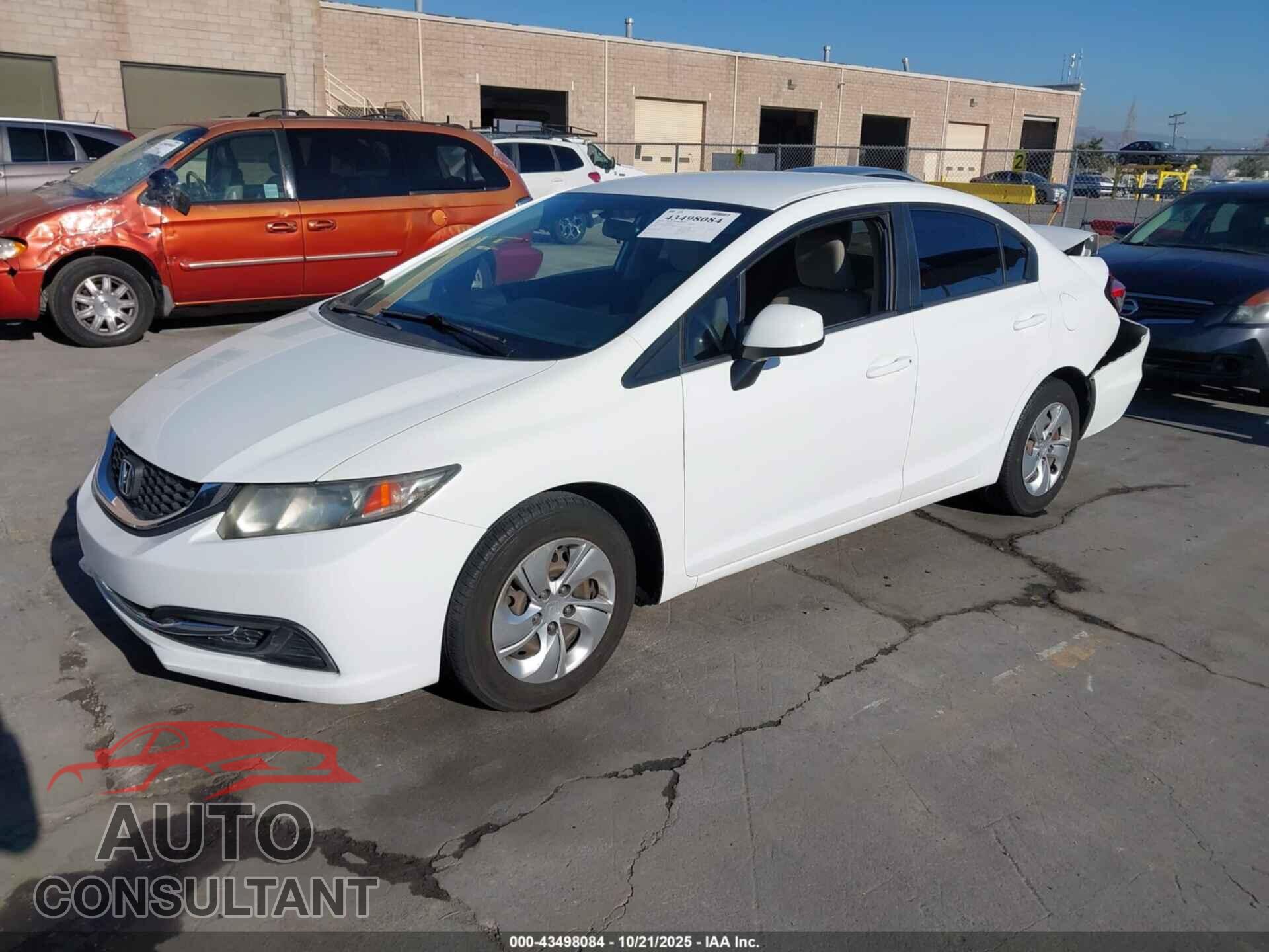 HONDA CIVIC 2013 - 2HGFB2F52DH508881