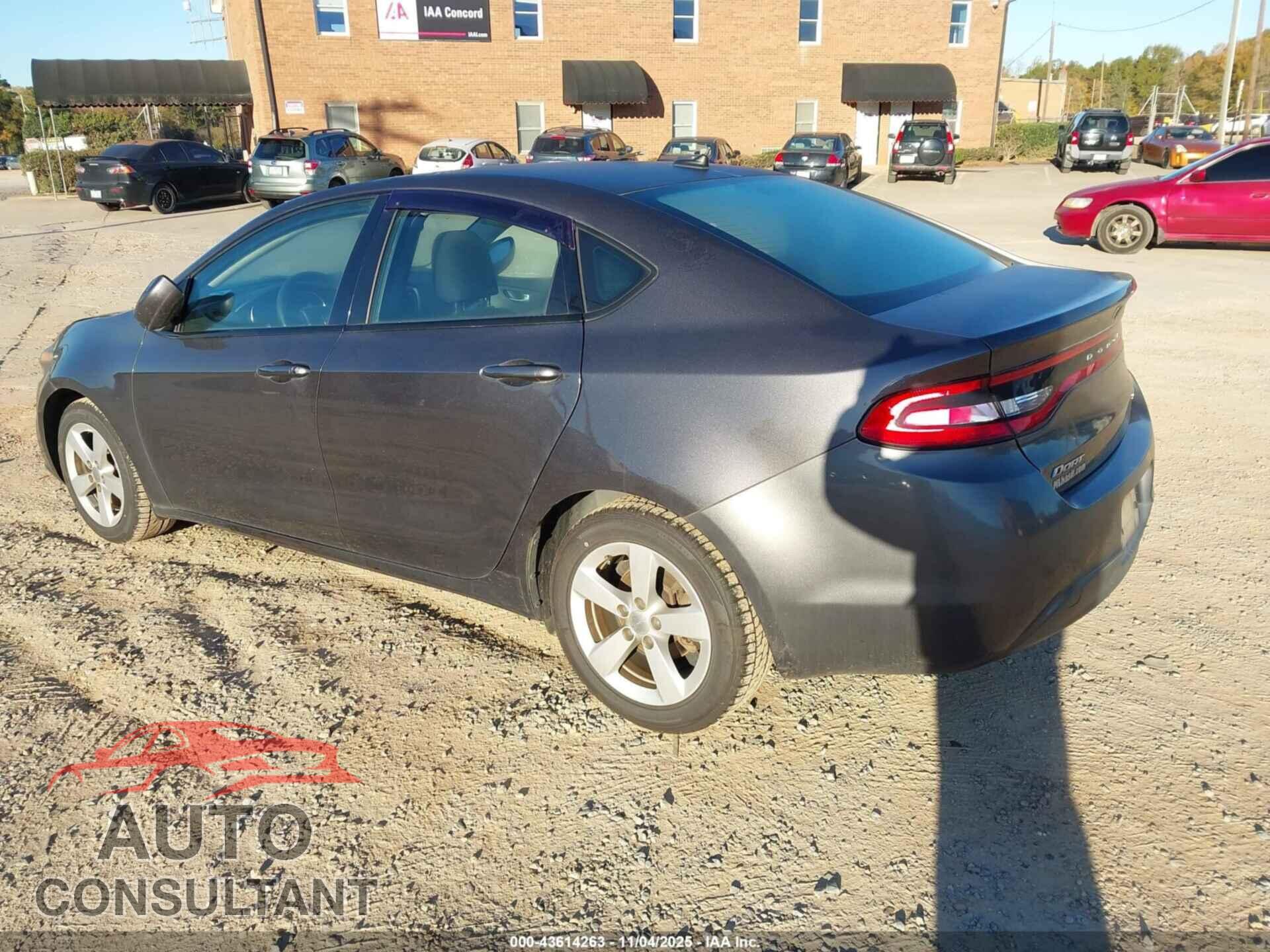DODGE DART 2015 - 1C3CDFBB6FD337314