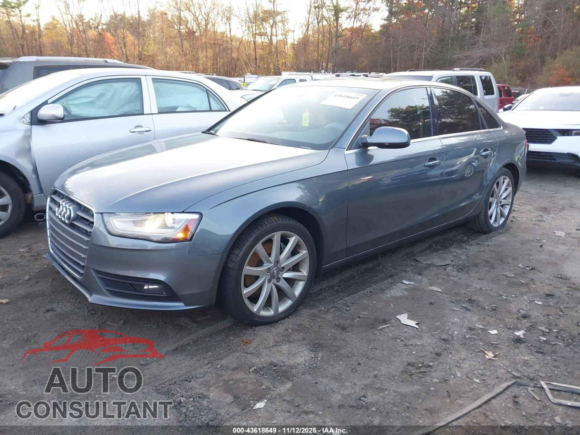 AUDI A4 2013 - WAUFFAFL1DN047012