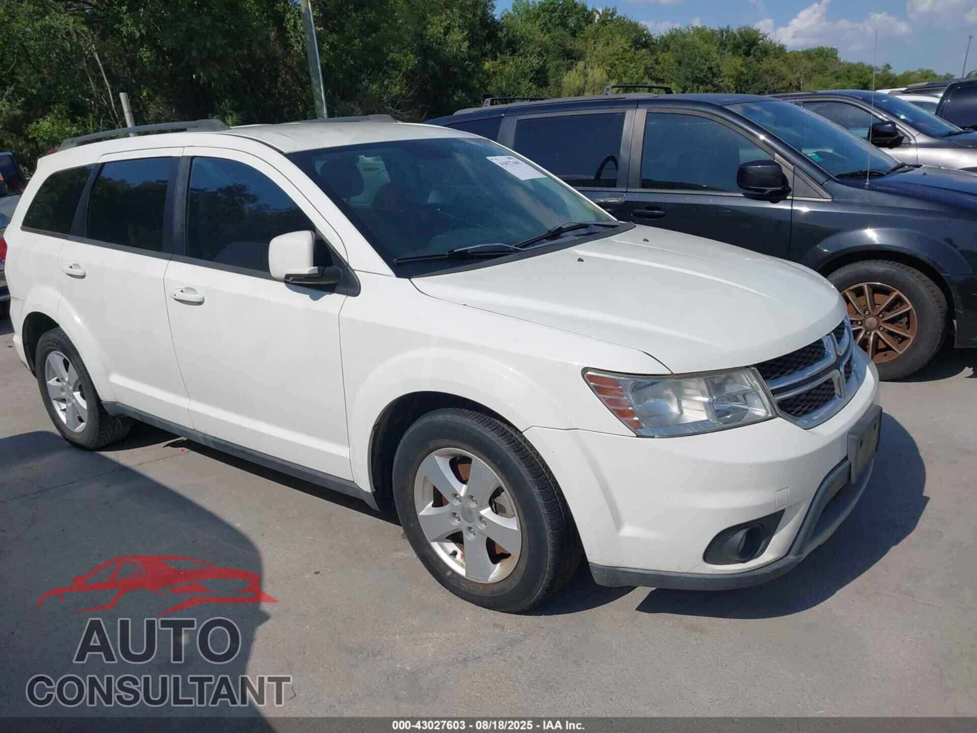DODGE JOURNEY 2012 - 3C4PDCBB0CT367488