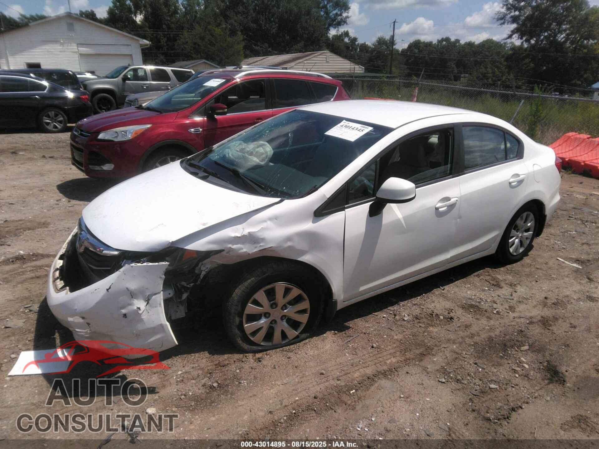 HONDA CIVIC 2012 - 19XFB2F58CE063782