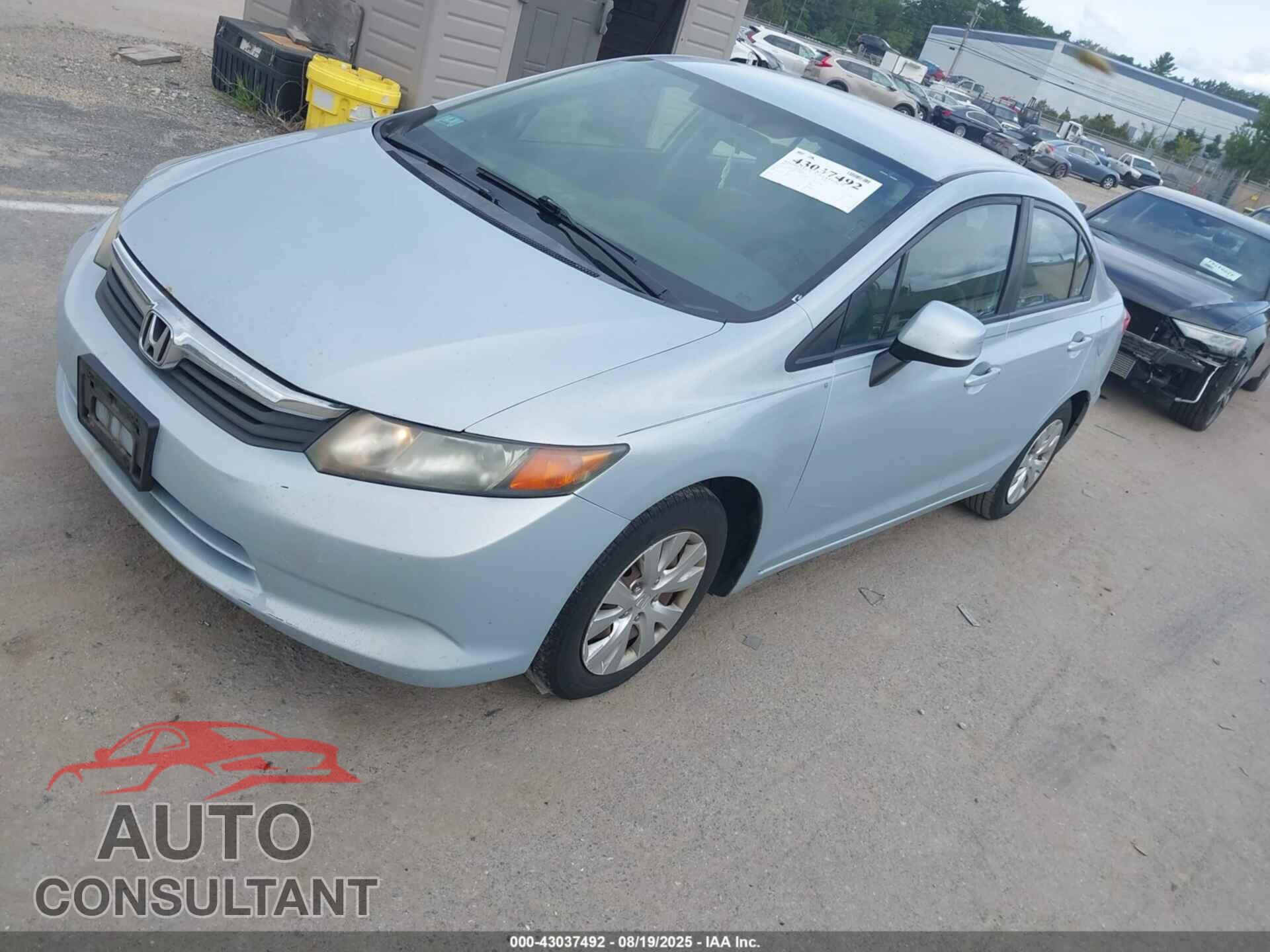 HONDA CIVIC 2012 - 2HGFB2F56CH586093