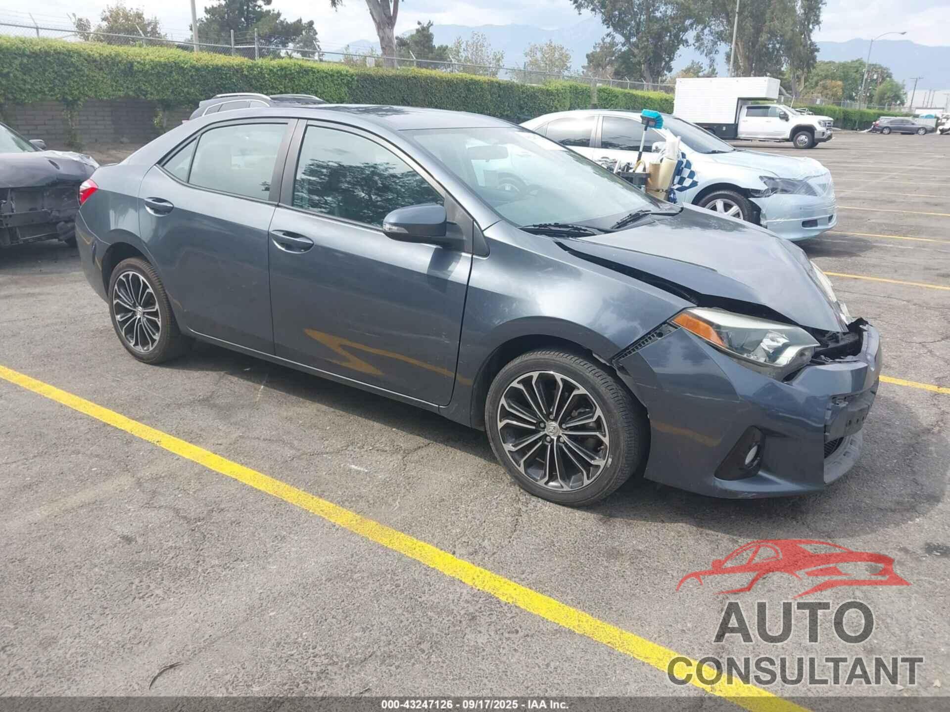 TOYOTA COROLLA 2016 - 5YFBURHE7GP477817