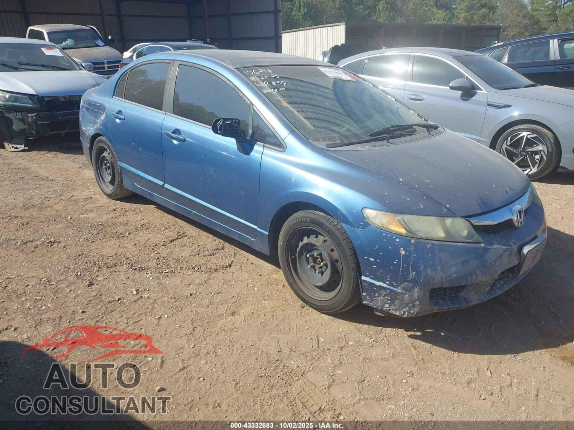 HONDA CIVIC 2009 - 19XFA16539E010364
