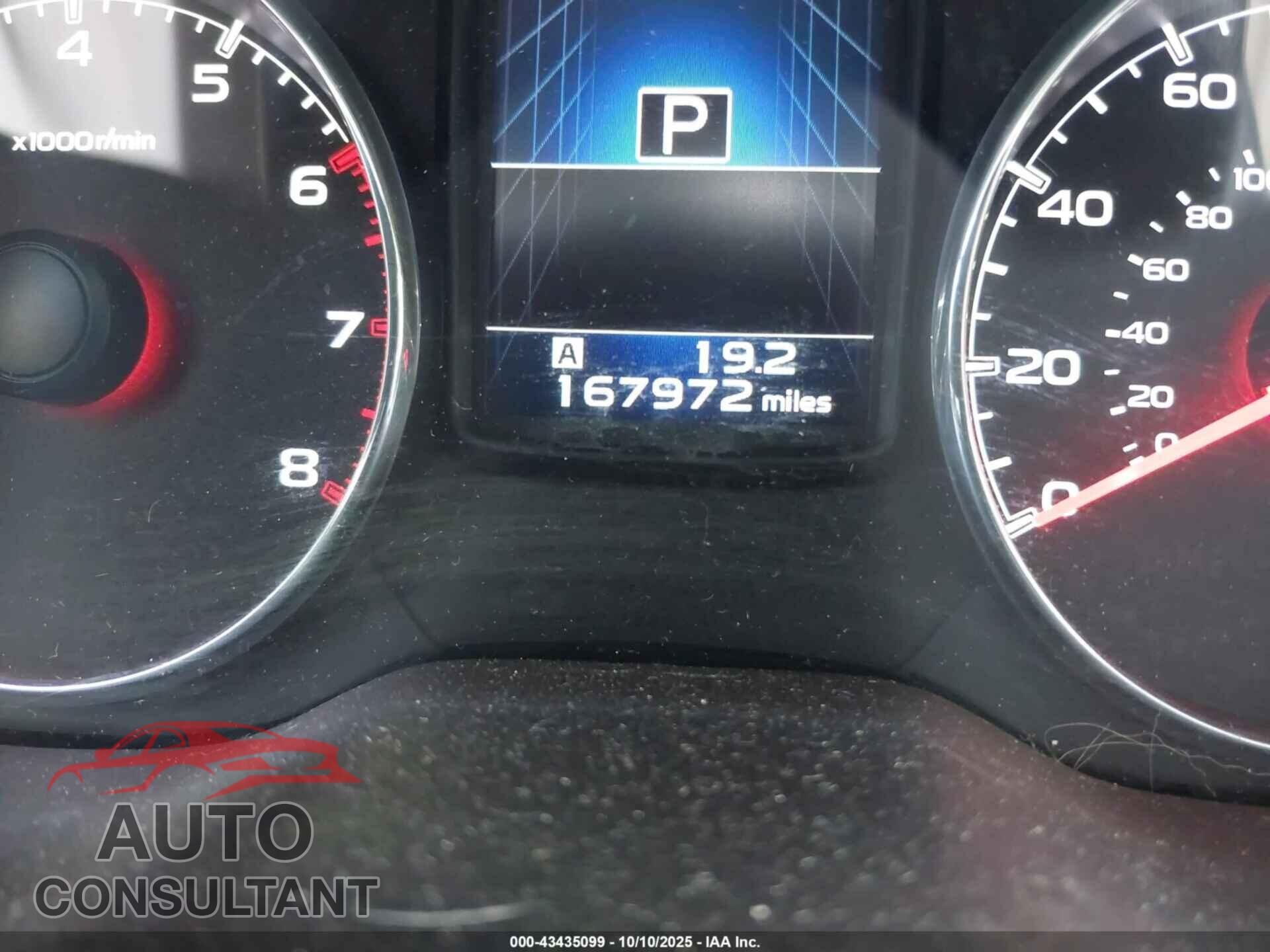 SUBARU OUTBACK 2014 - 4S4BRBLC8E3289324
