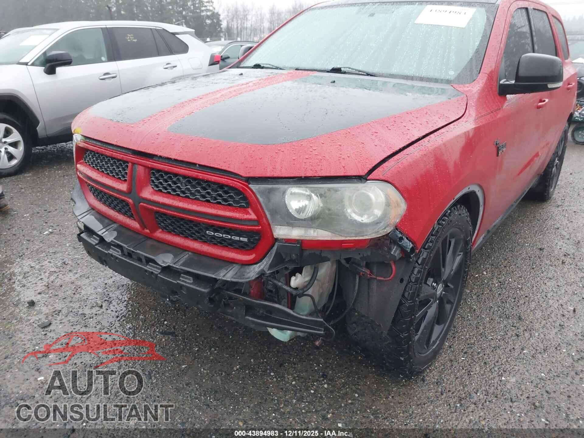 DODGE DURANGO 2012 - 1C4SDHCT0CC206584