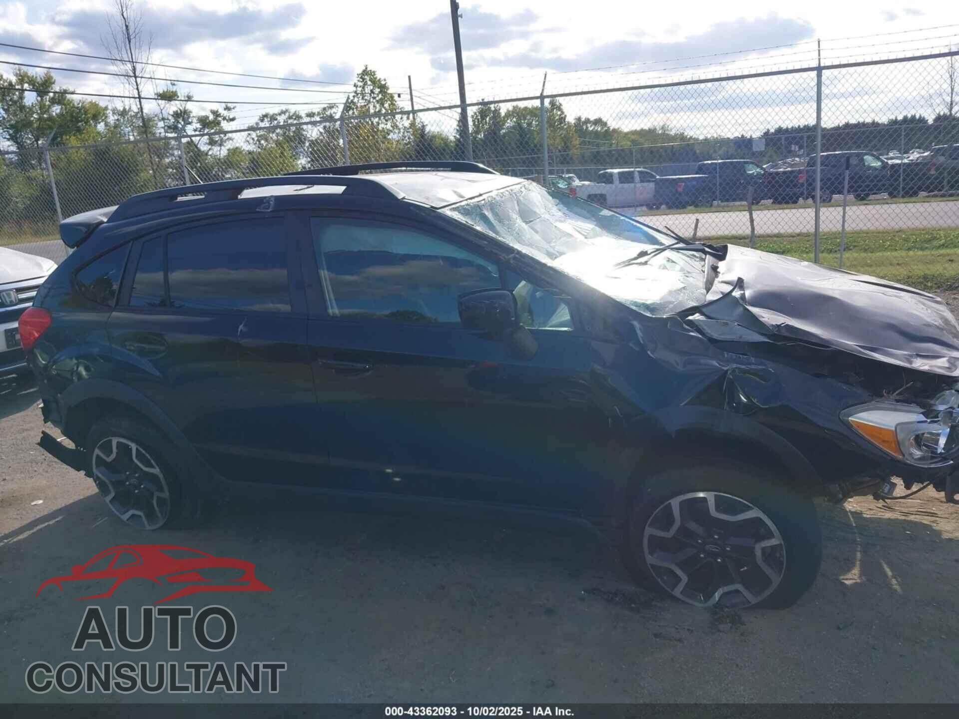 SUBARU CROSSTREK 2016 - JF2GPABC7G8347314
