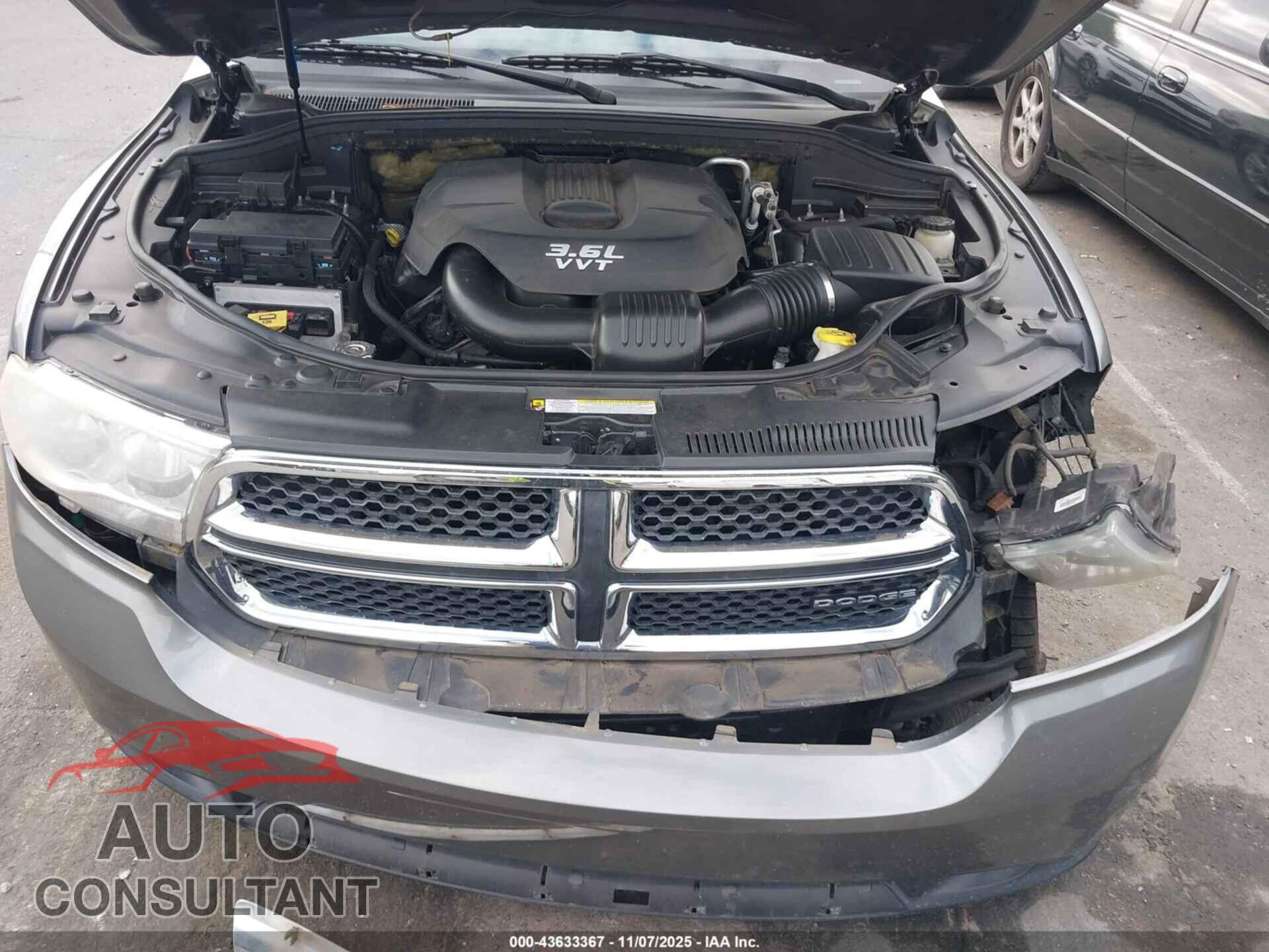 DODGE DURANGO 2012 - 1C4RDHDG4CC113583