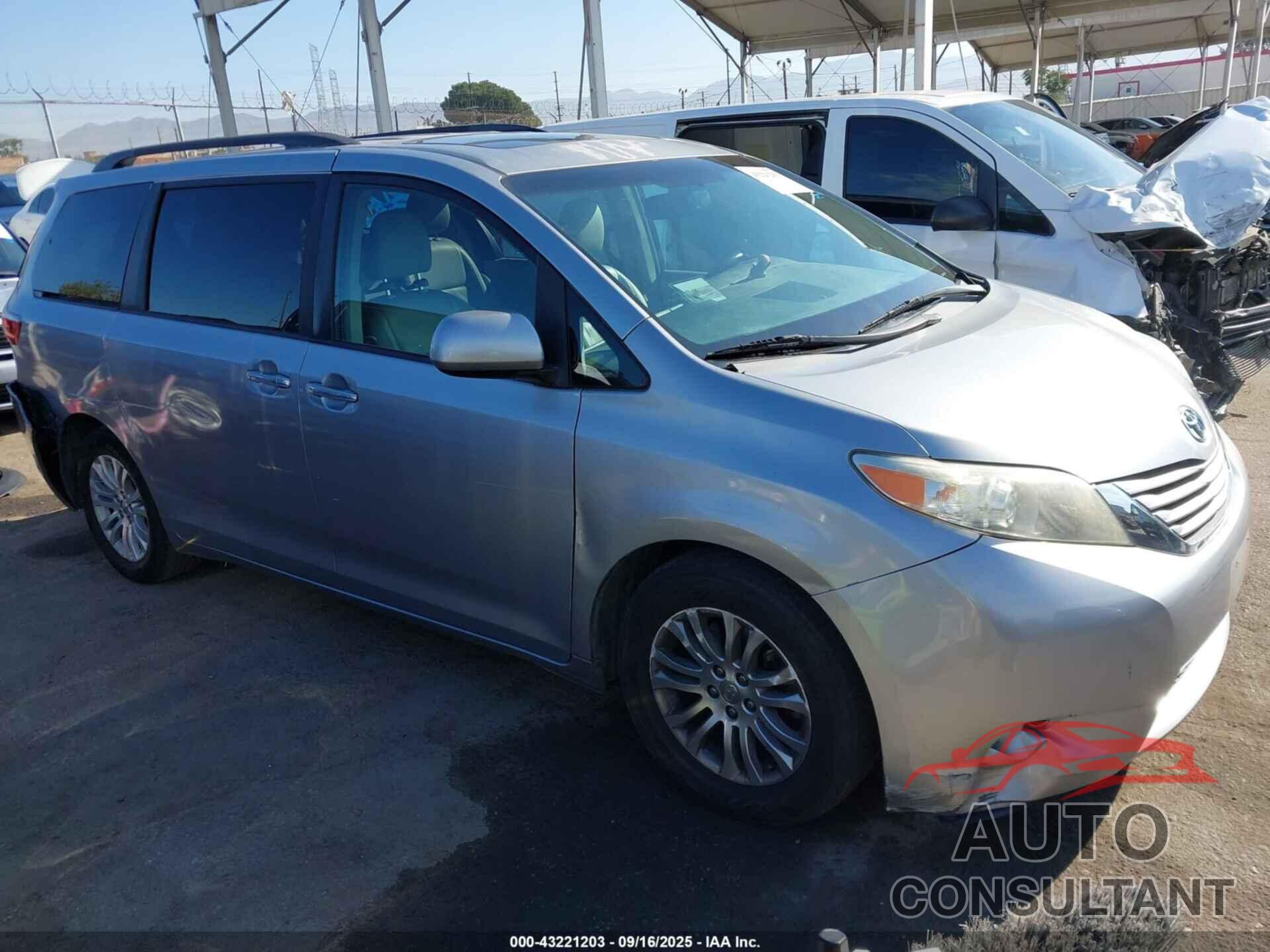 TOYOTA SIENNA 2016 - 5TDYK3DC6GS755227
