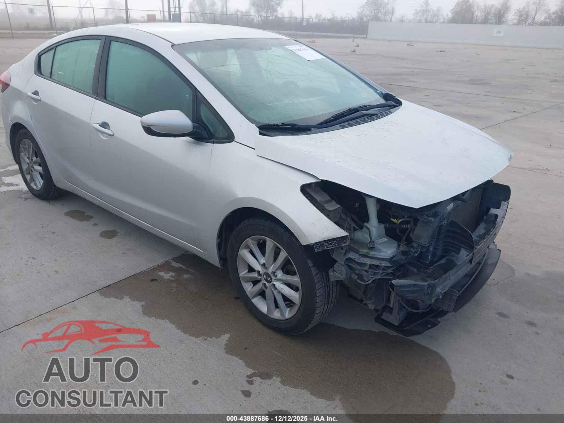 KIA FORTE 2017 - 3KPFL4A75HE020994