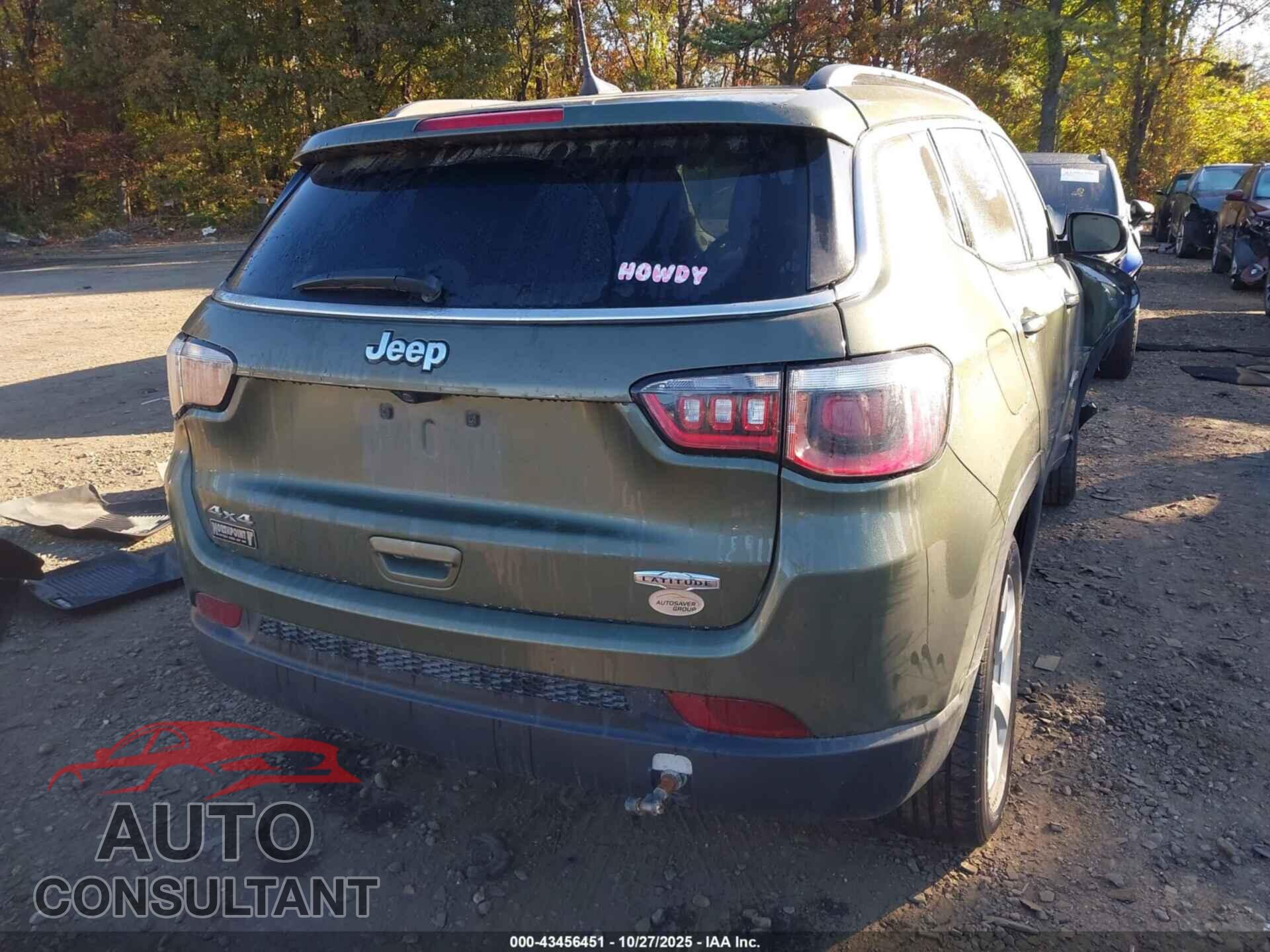 JEEP COMPASS 2020 - 3C4NJDBB7LT225323