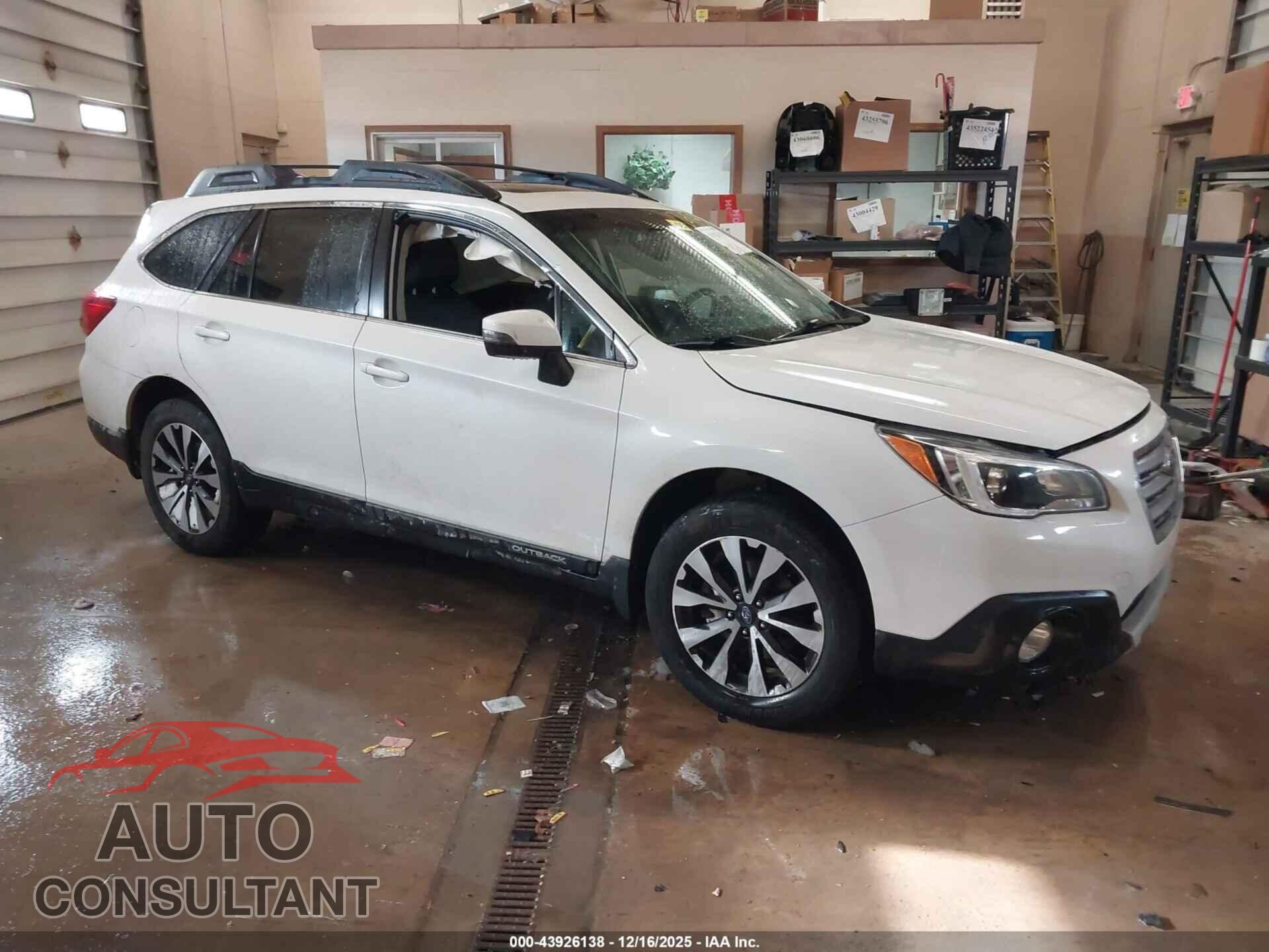 SUBARU OUTBACK 2016 - 4S4BSBLC5G3218315