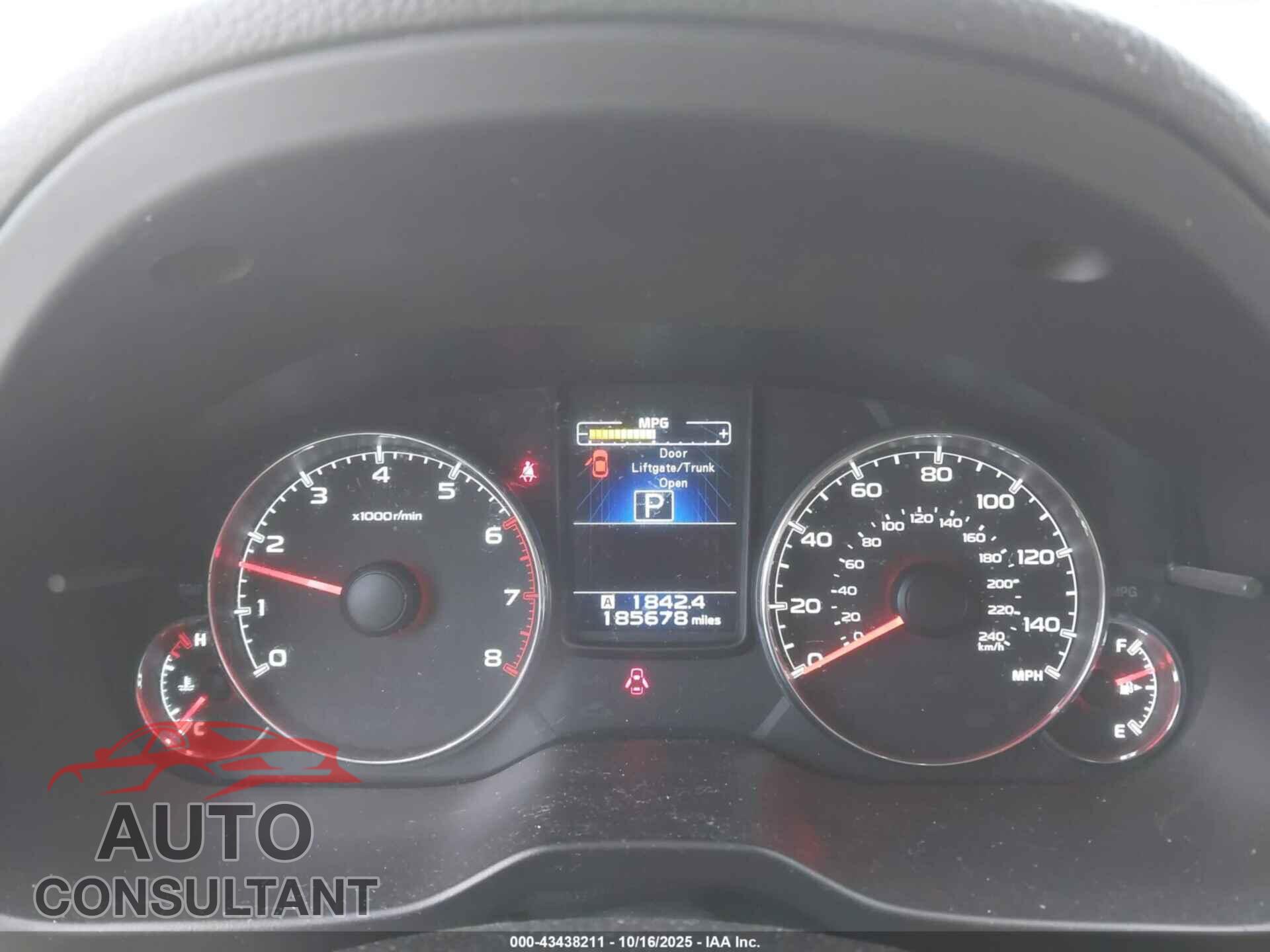 SUBARU OUTBACK 2014 - 4S4BRBLC8E3247414