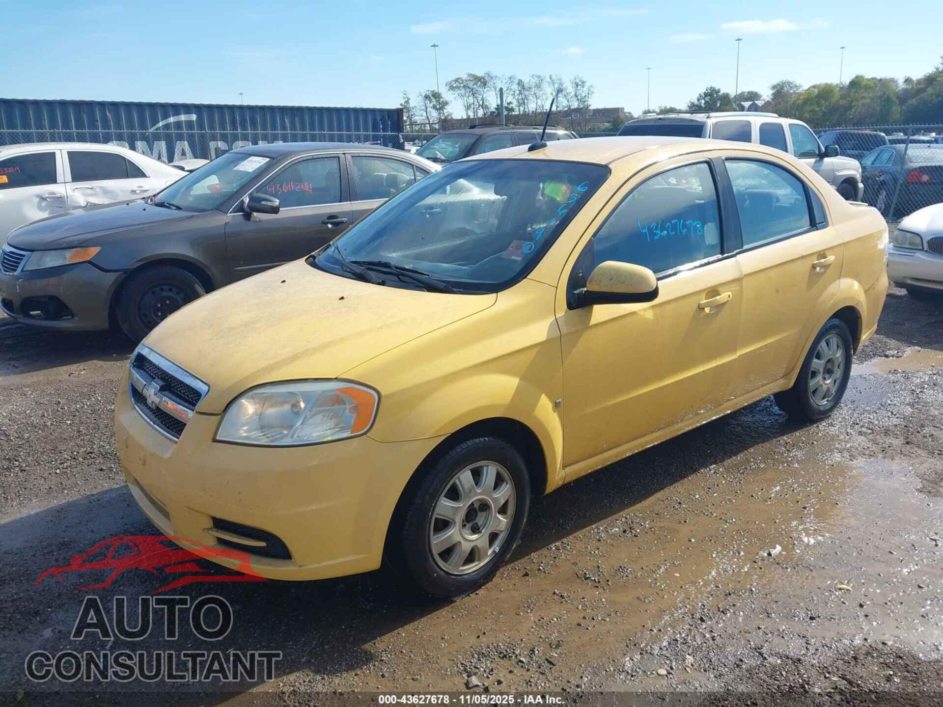 CHEVROLET AVEO 2009 - KL1TD56E69B636190