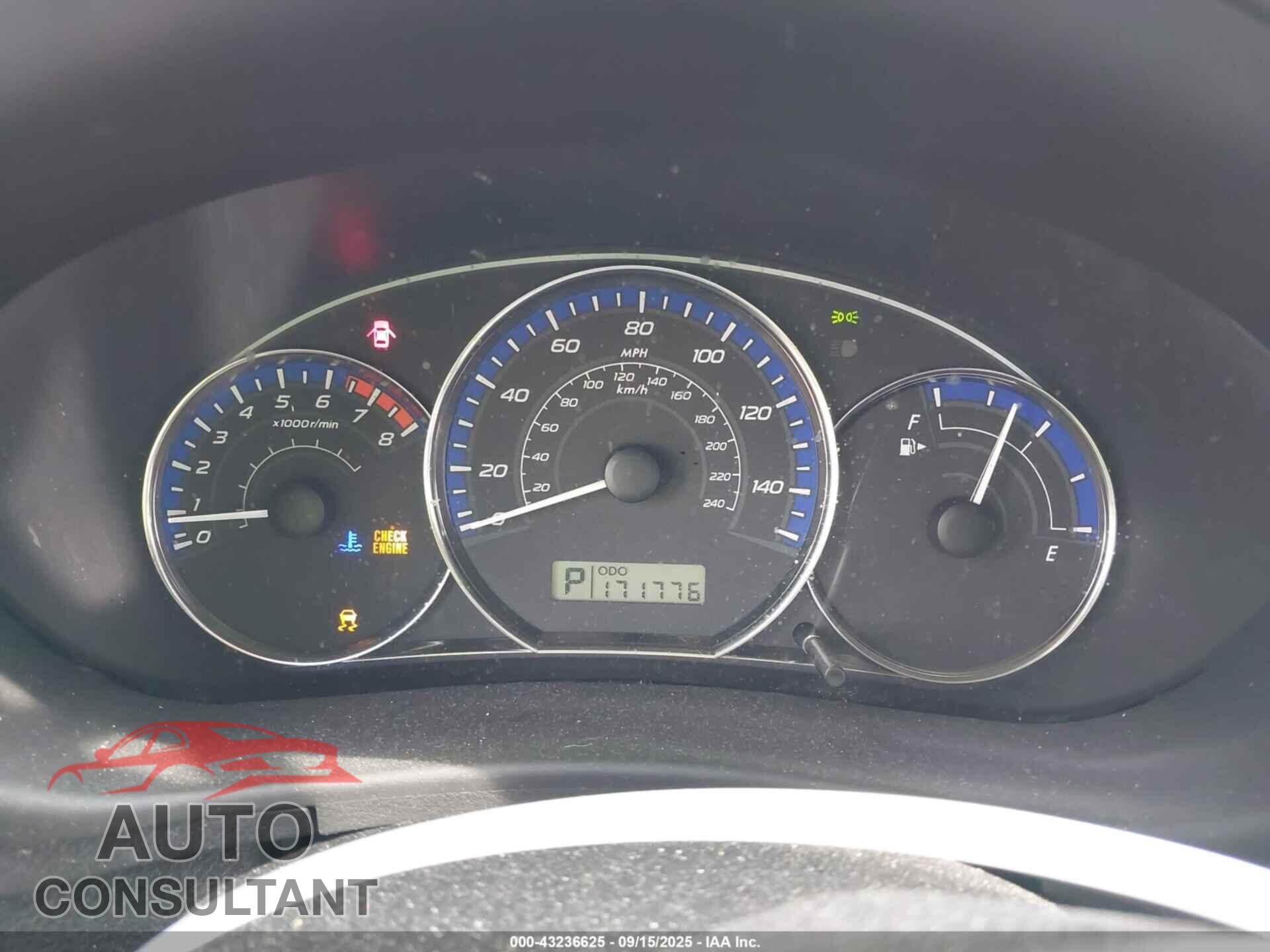 SUBARU FORESTER 2012 - JF2SHABC7CH413183