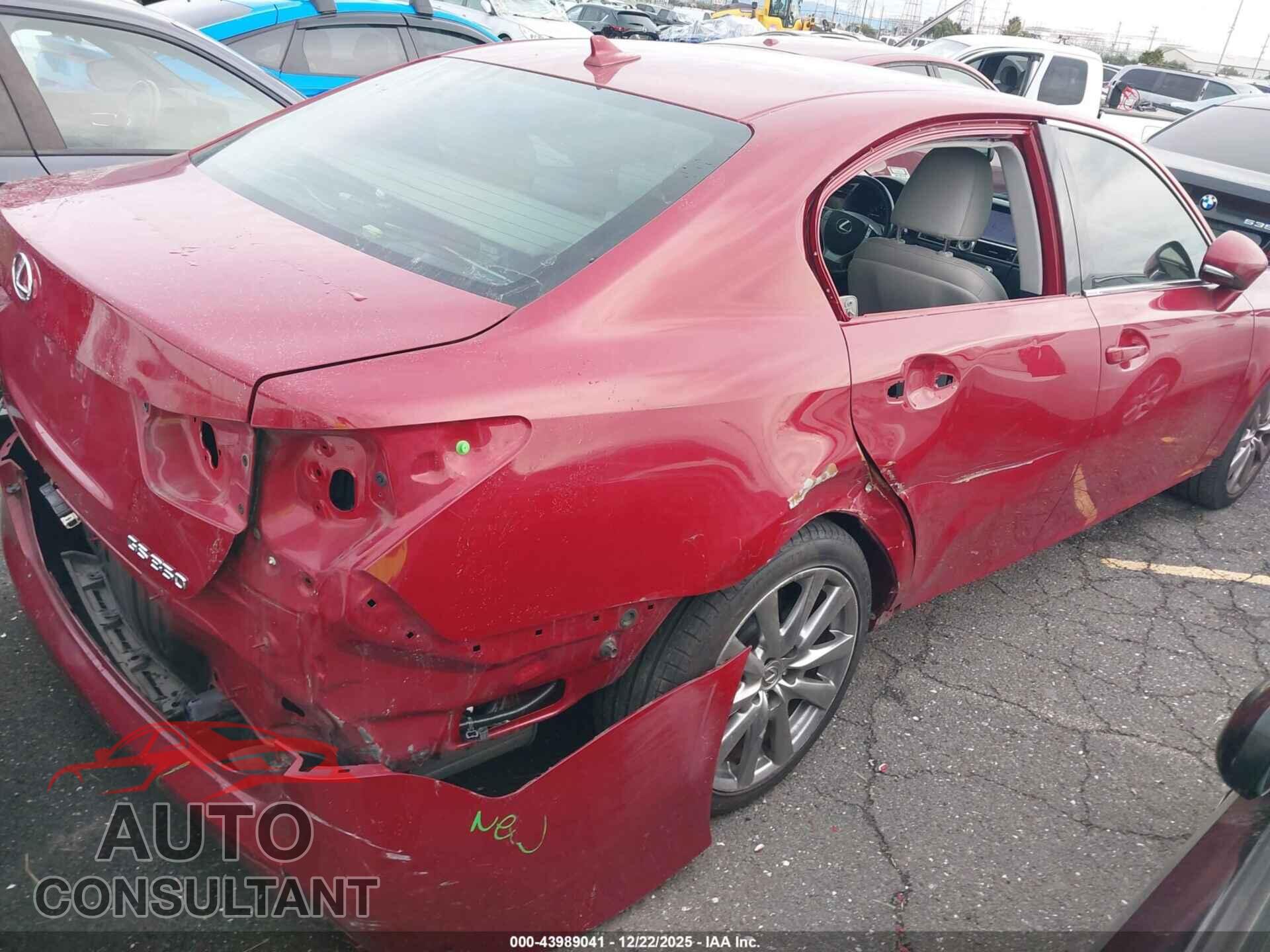 LEXUS GS 350 2013 - JTHBE1BL2D5006364