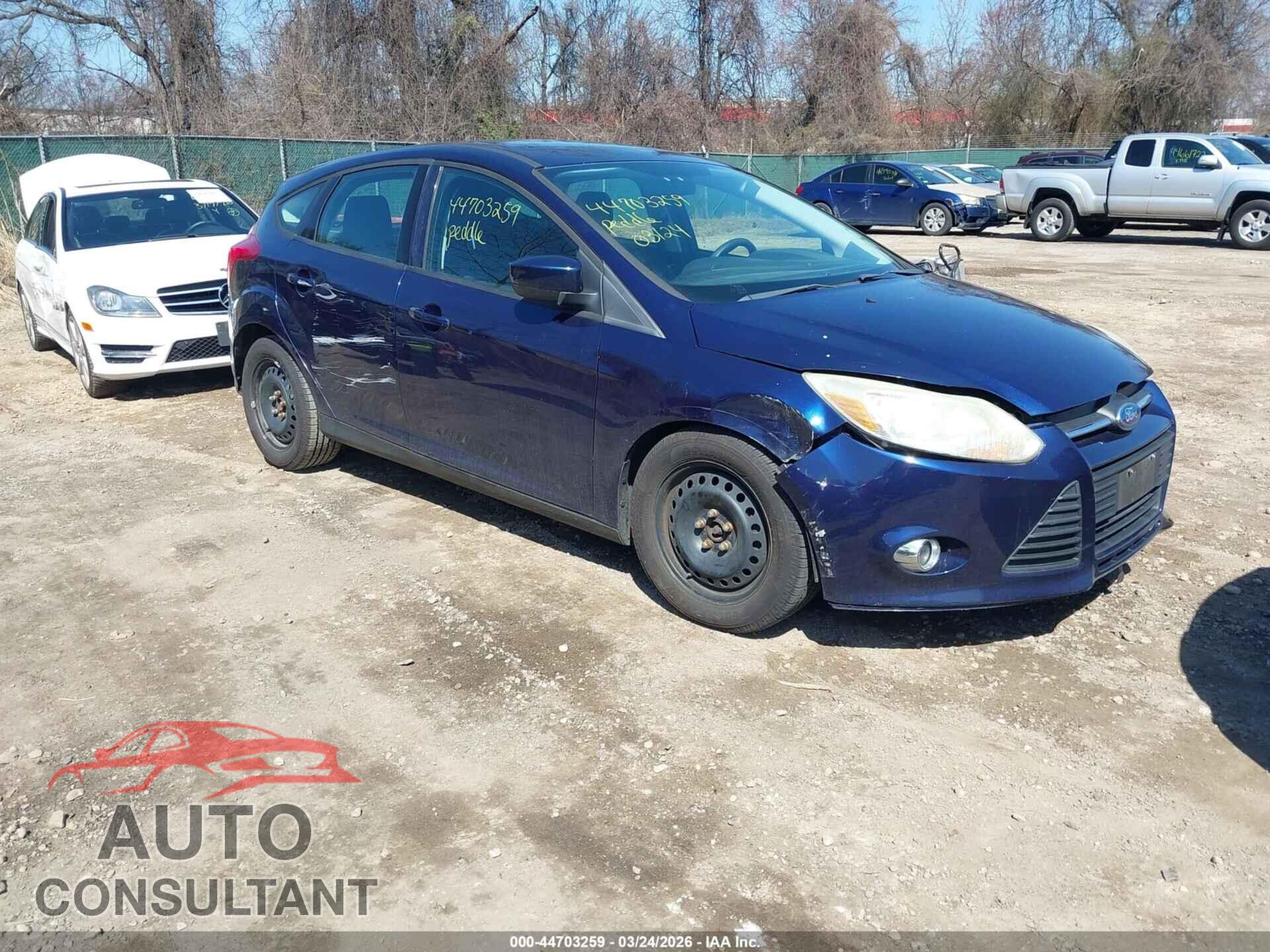 FORD FOCUS 2012 - 1FAHP3K28CL109555