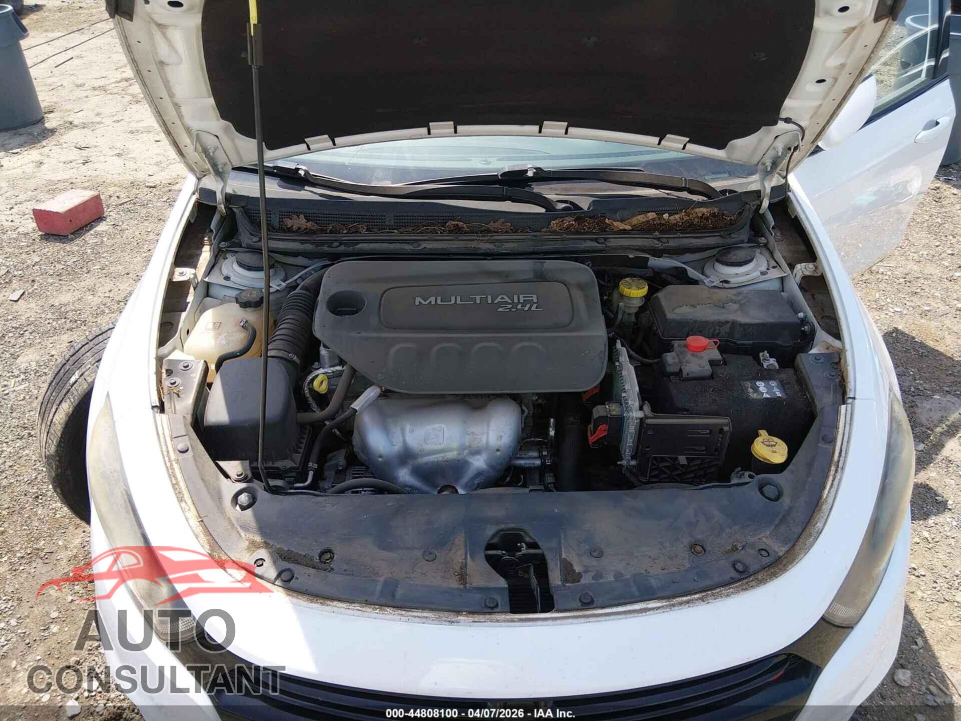 DODGE DART 2015 - 1C3CDFBB4FD346254