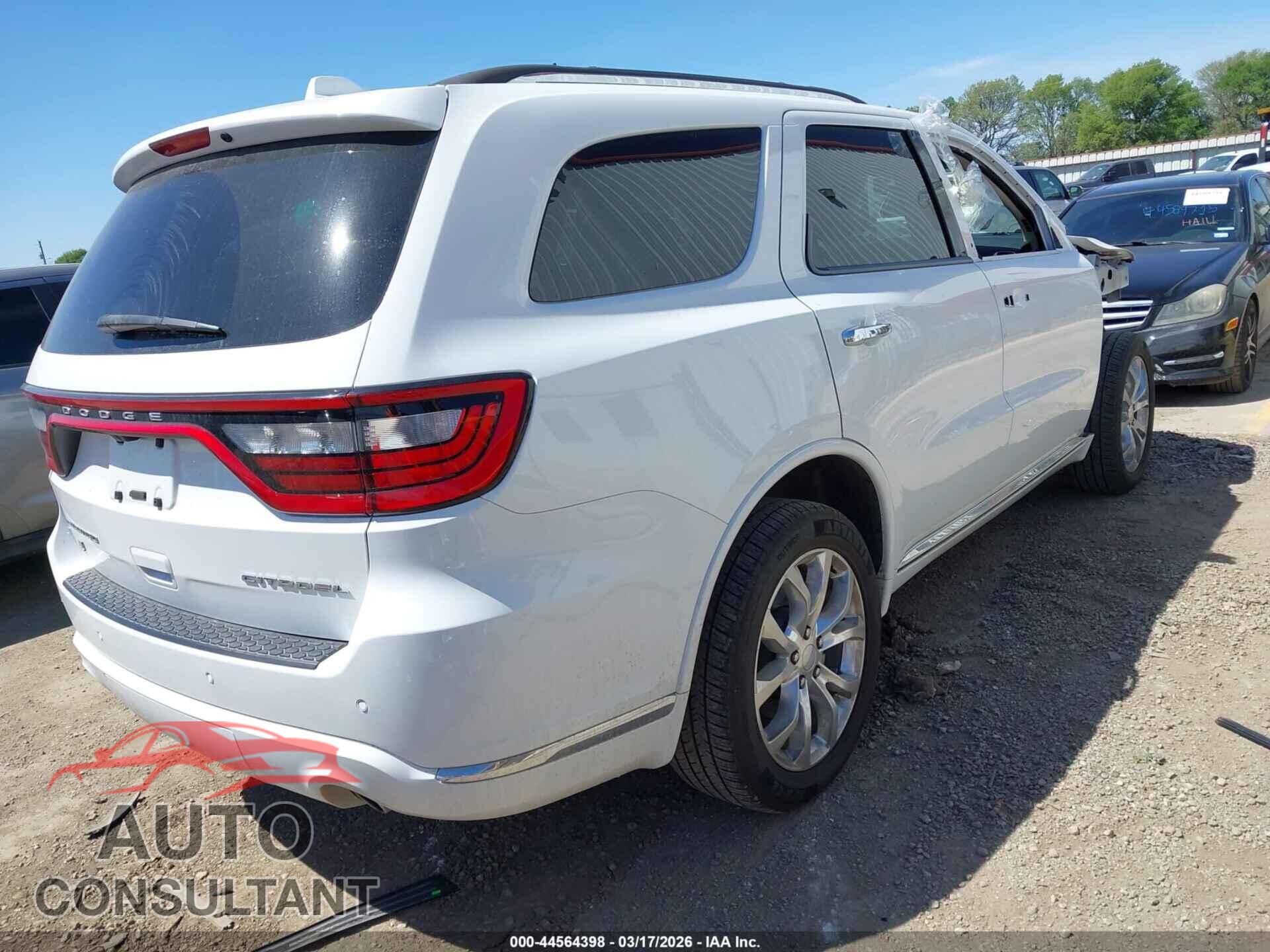 DODGE DURANGO 2018 - 1C4RDJEGXJC498201