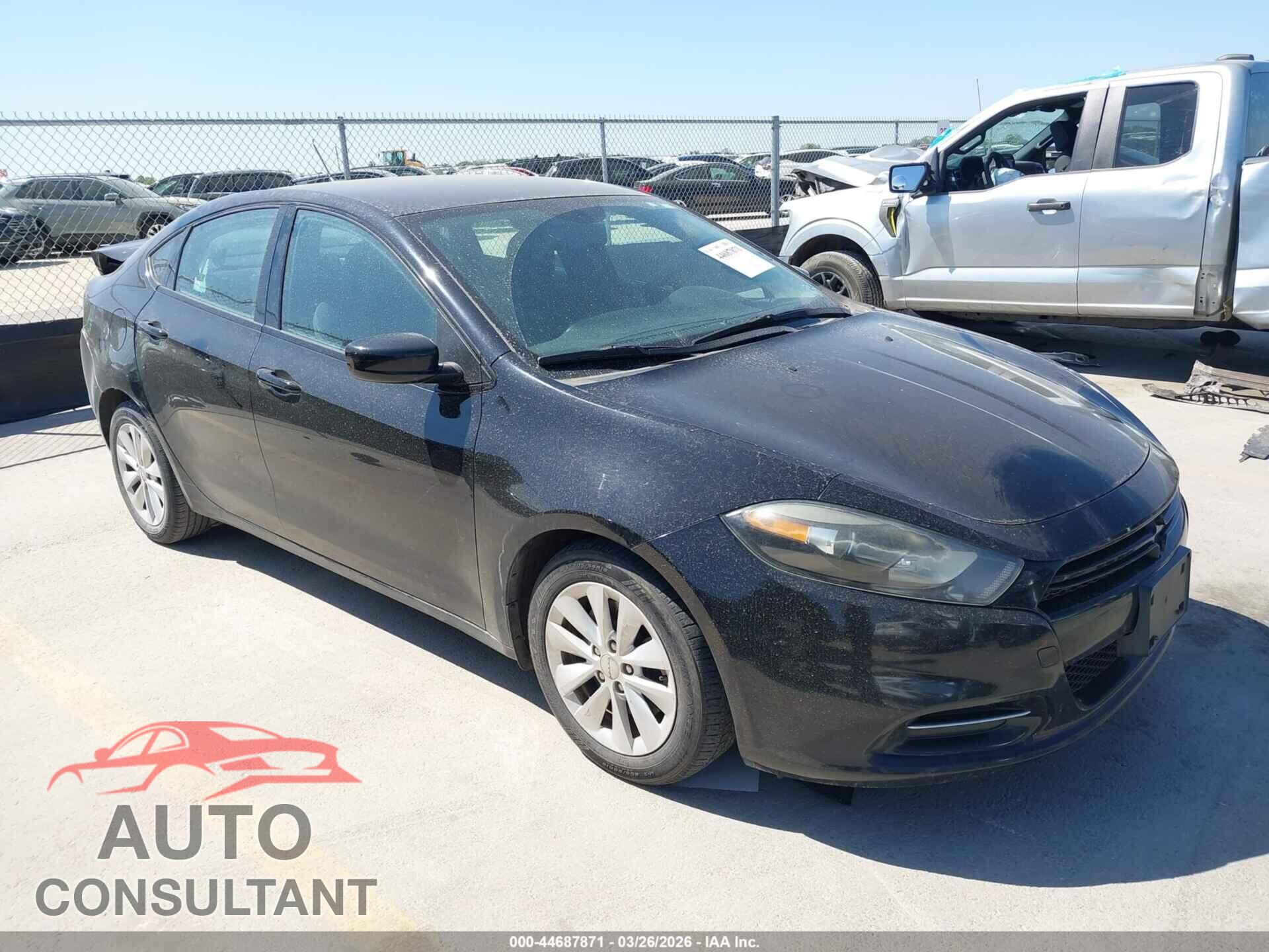 DODGE DART 2014 - 1C3CDFBB1ED851599