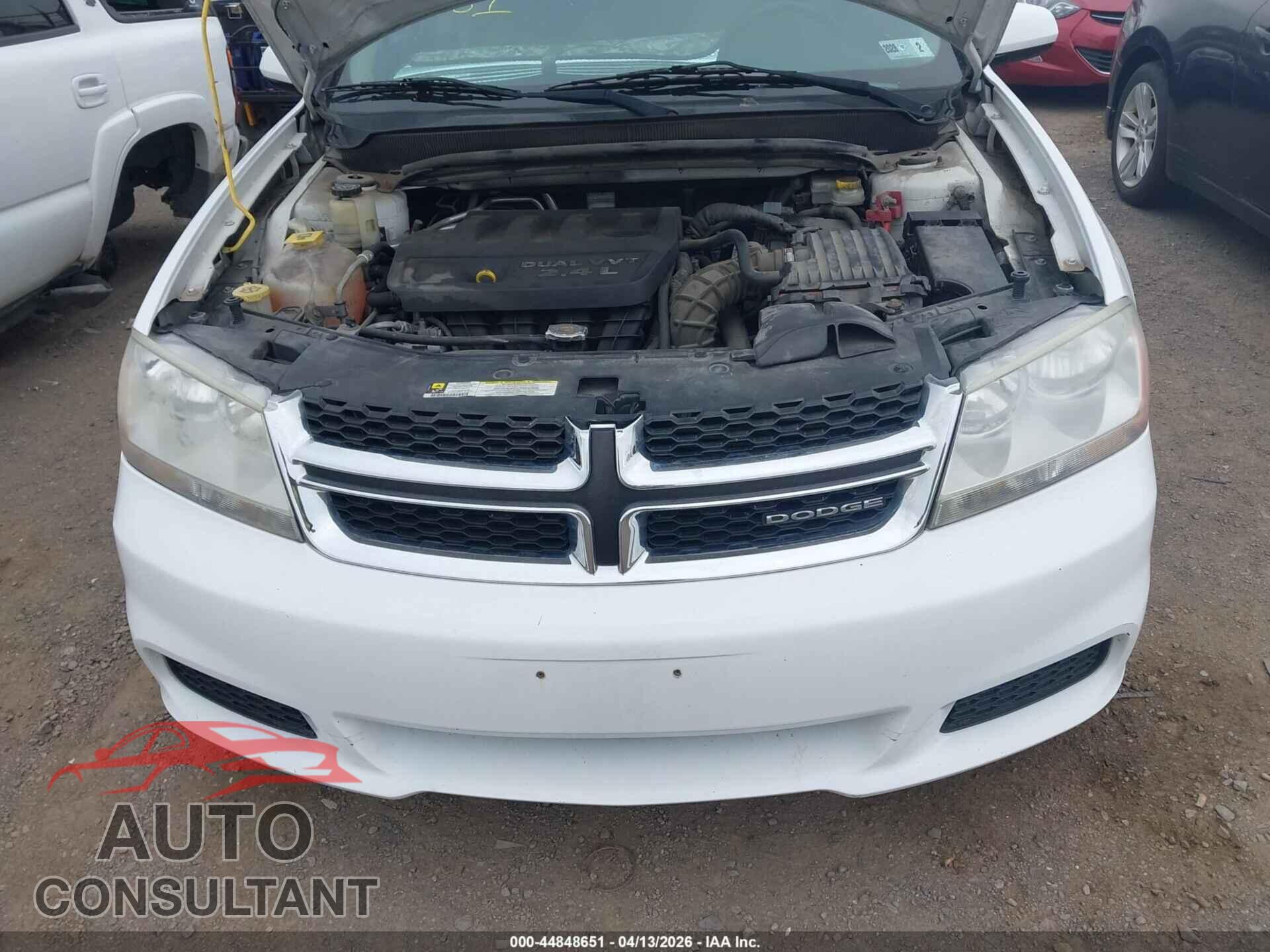 DODGE AVENGER 2012 - 1C3CDZCB7CN147561