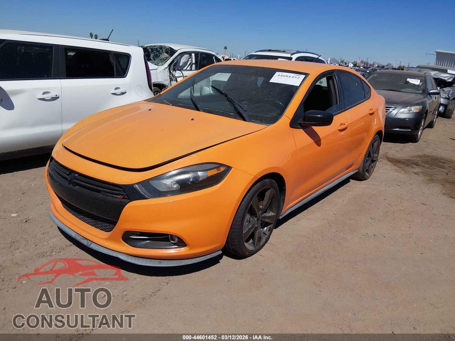 DODGE DART 2014 - 1C3CDFBB6ED870861