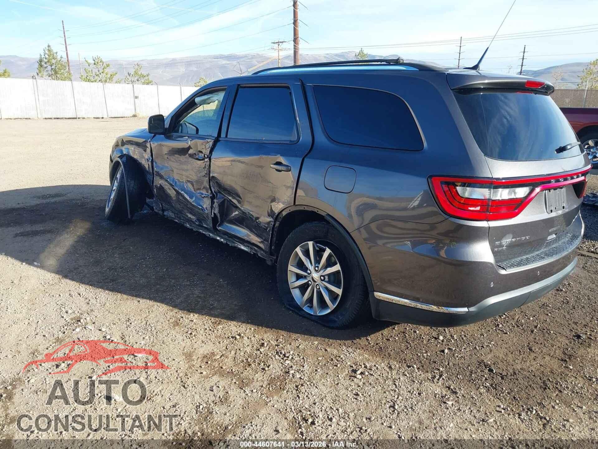 DODGE DURANGO 2017 - 1C4RDJAGXHC857532