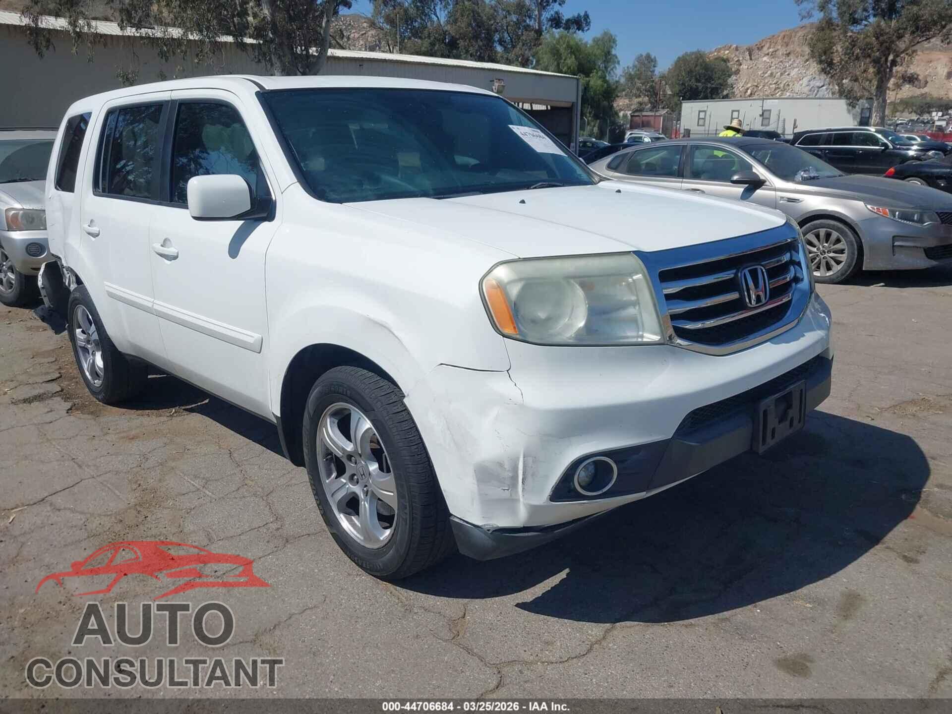 HONDA PILOT 2013 - 5FNYF3H55DB042139
