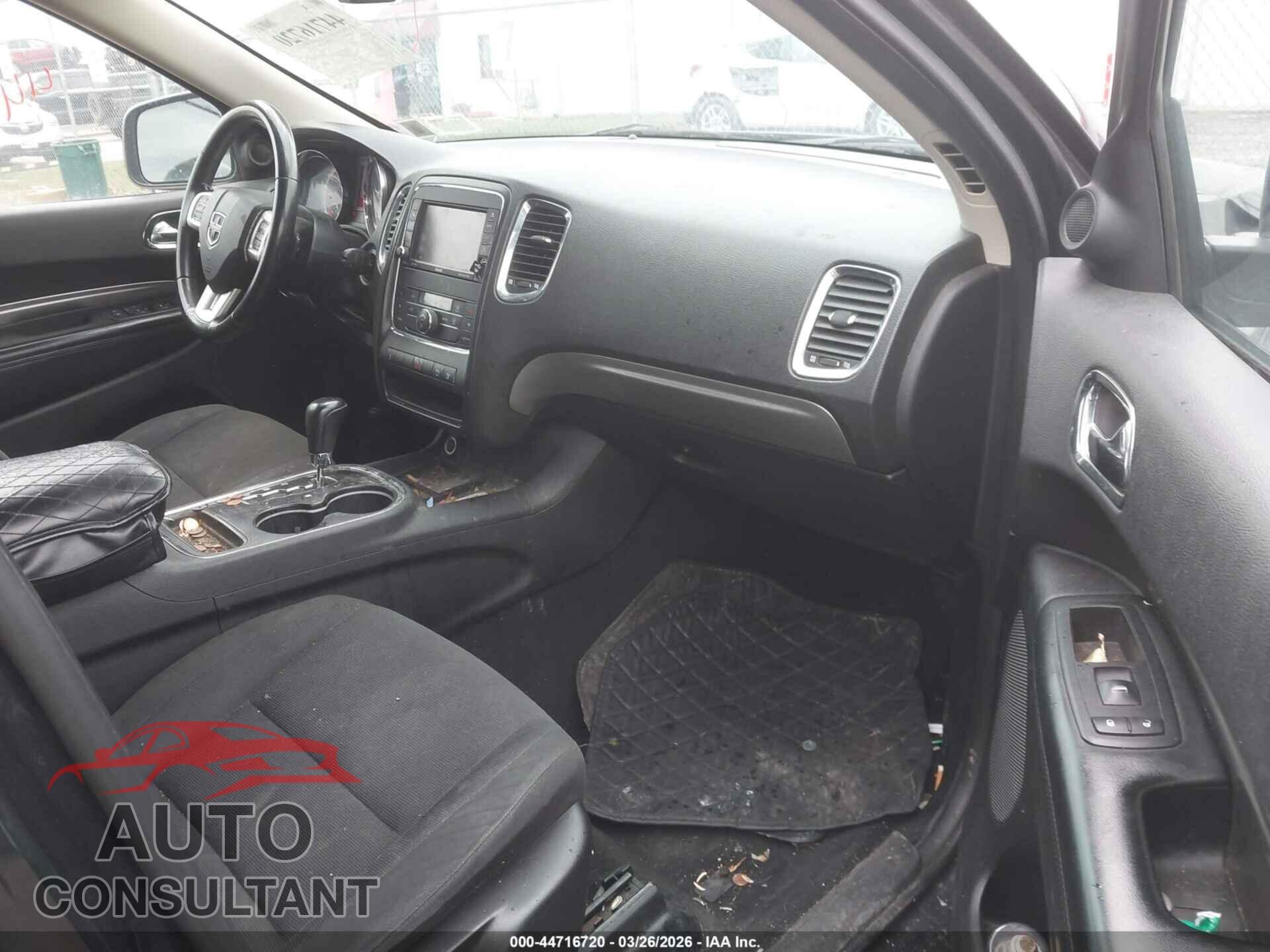 DODGE DURANGO 2013 - 1C4RDJAG1DC608692