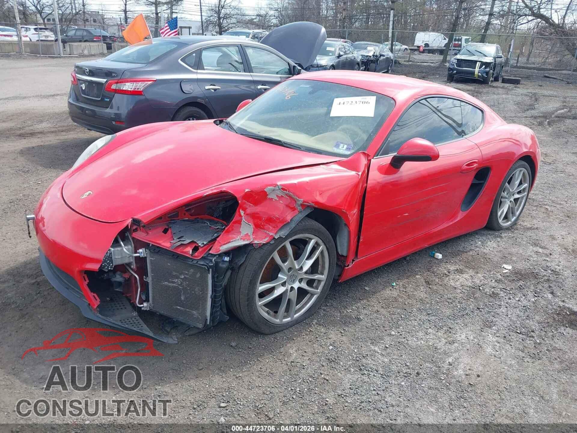 PORSCHE CAYMAN 2015 - WP0AA2A88FK160562