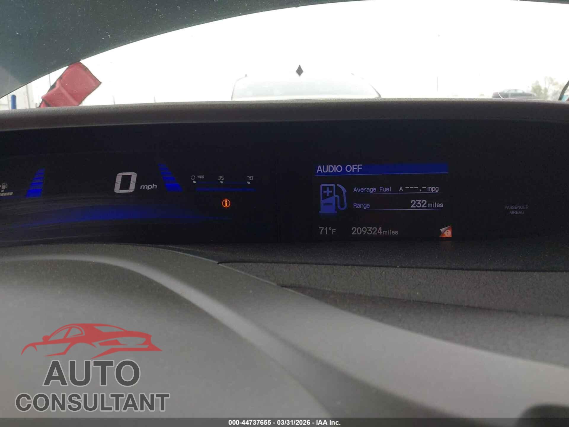 HONDA CIVIC 2012 - 19XFB2F85CE301663