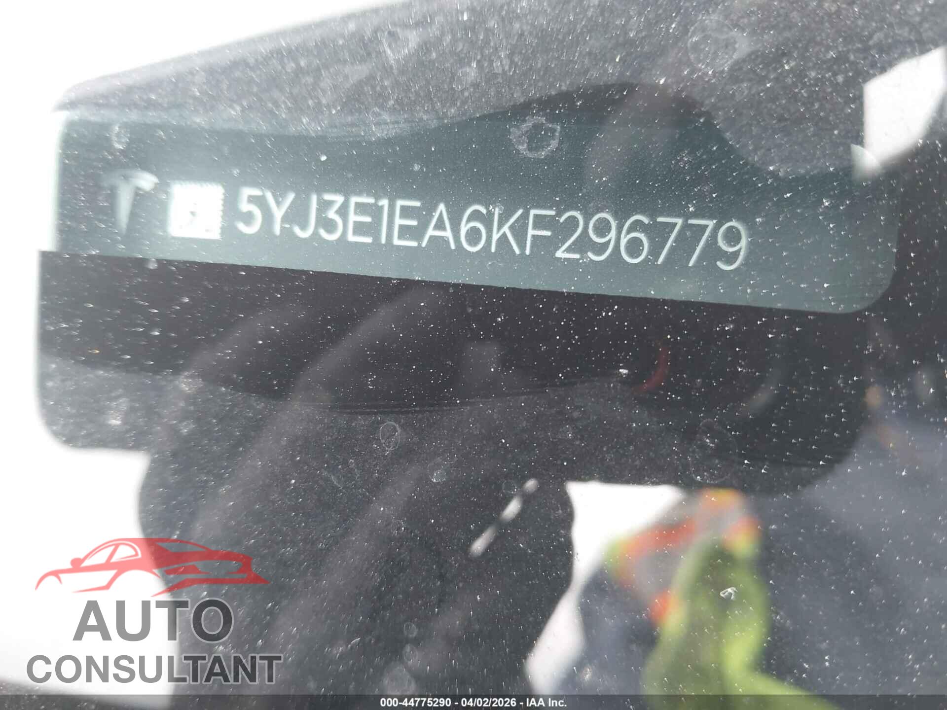 TESLA MODEL 3 2019 - 5YJ3E1EA6KF296779