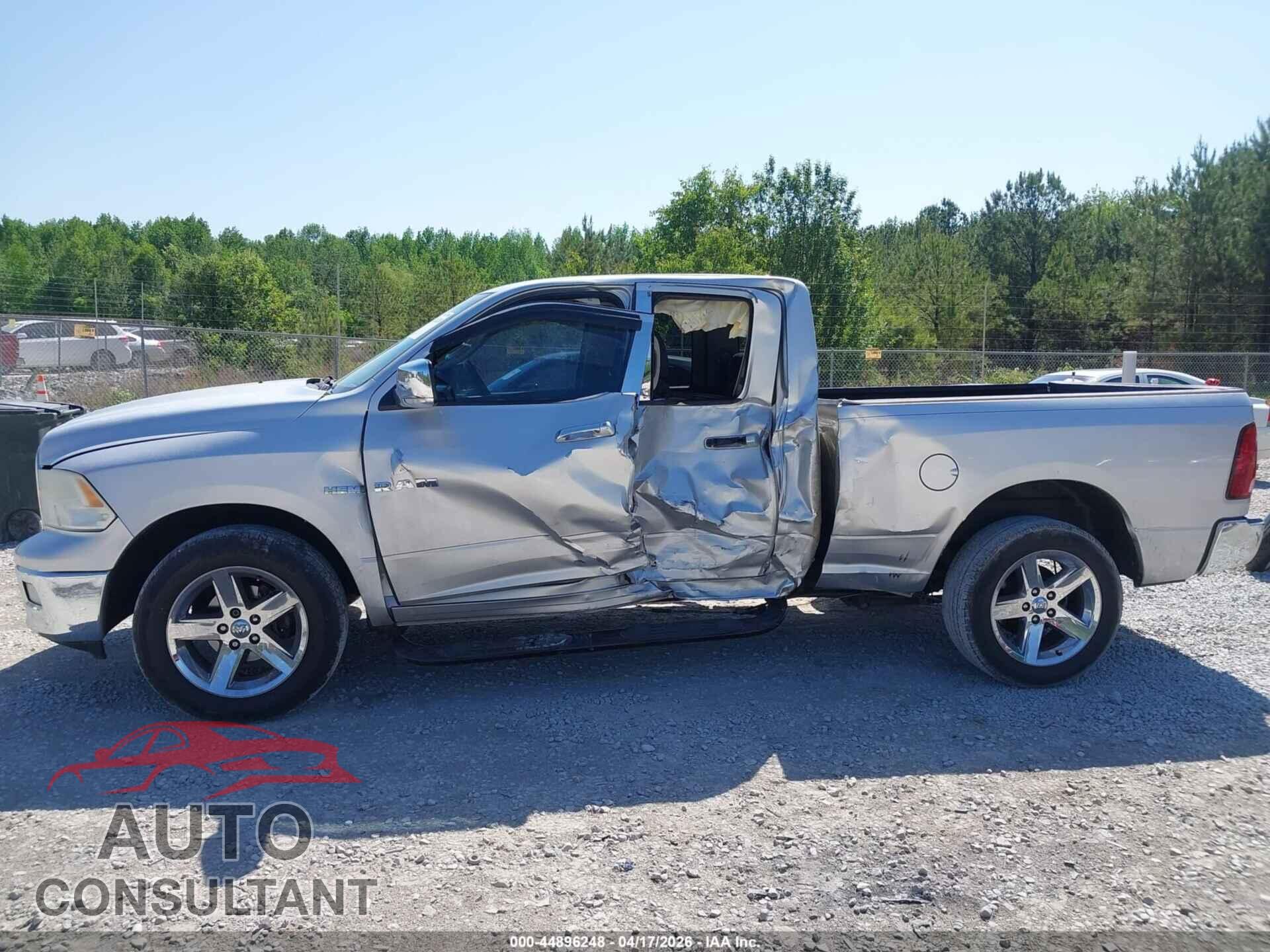 DODGE RAM 1500 2010 - 1D7RB1GT5AS148096