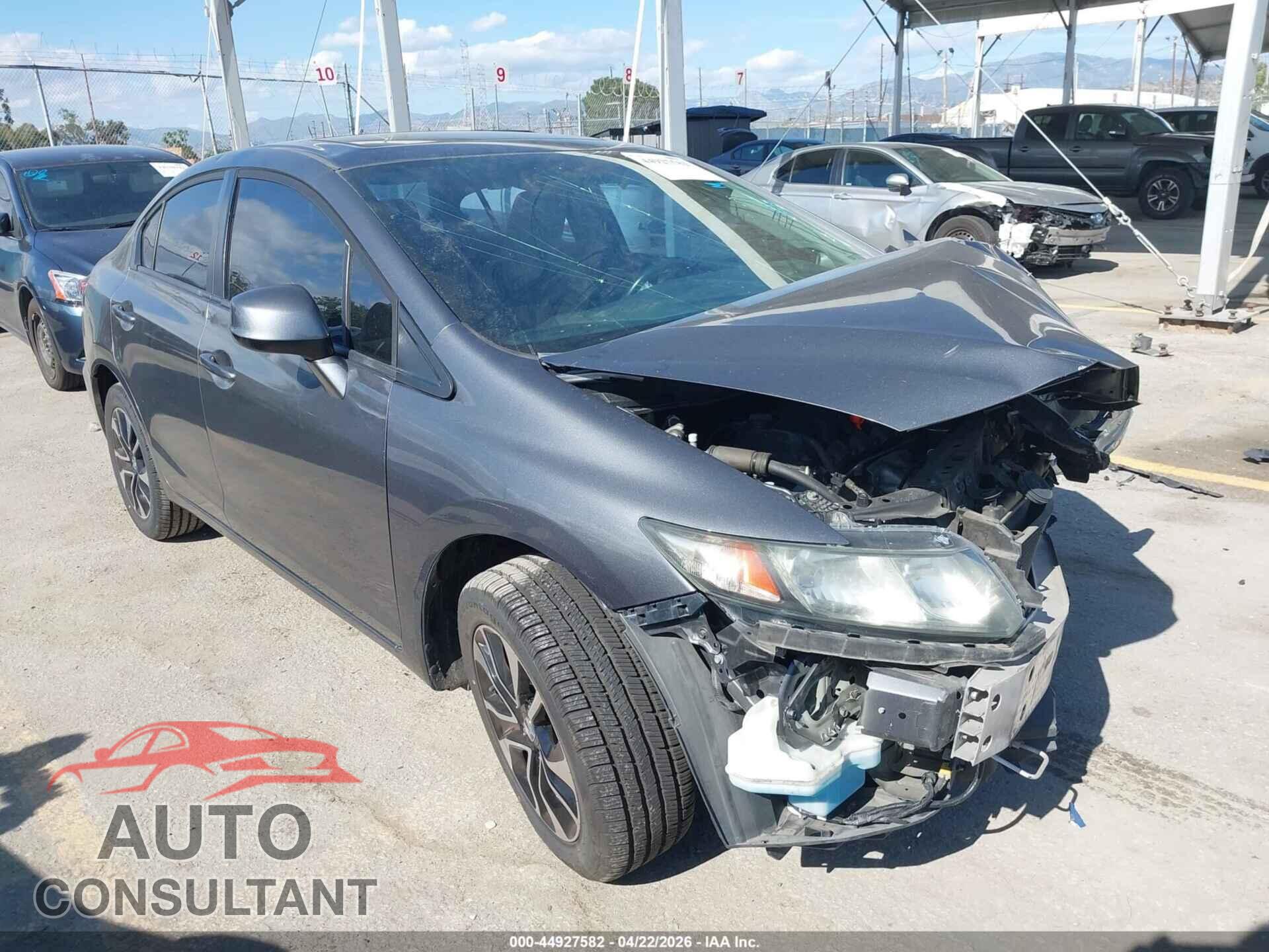HONDA CIVIC 2013 - 19XFB2F94DE252904