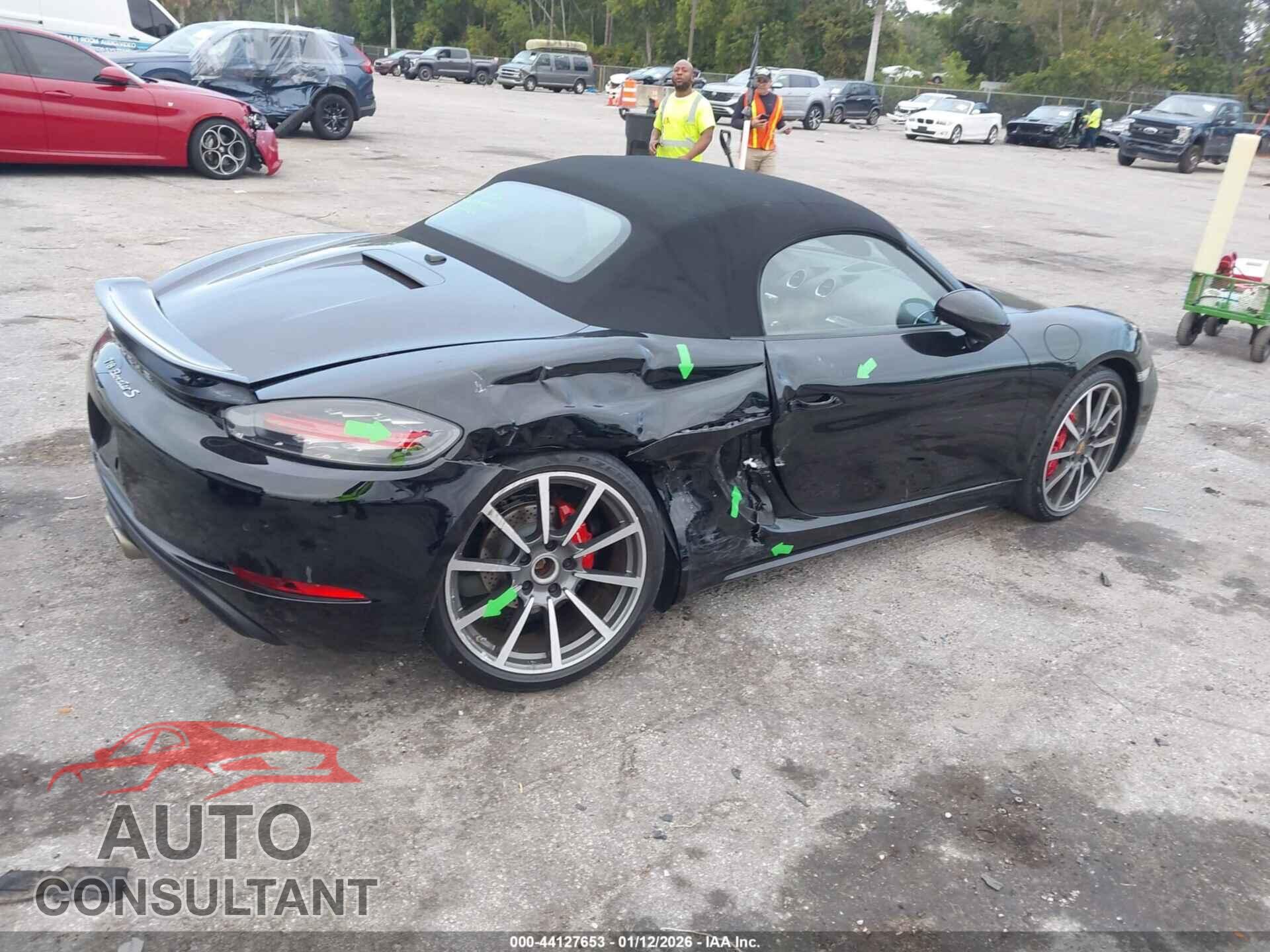 PORSCHE 718 BOXSTER 2017 - WP0CB2A88HS240789