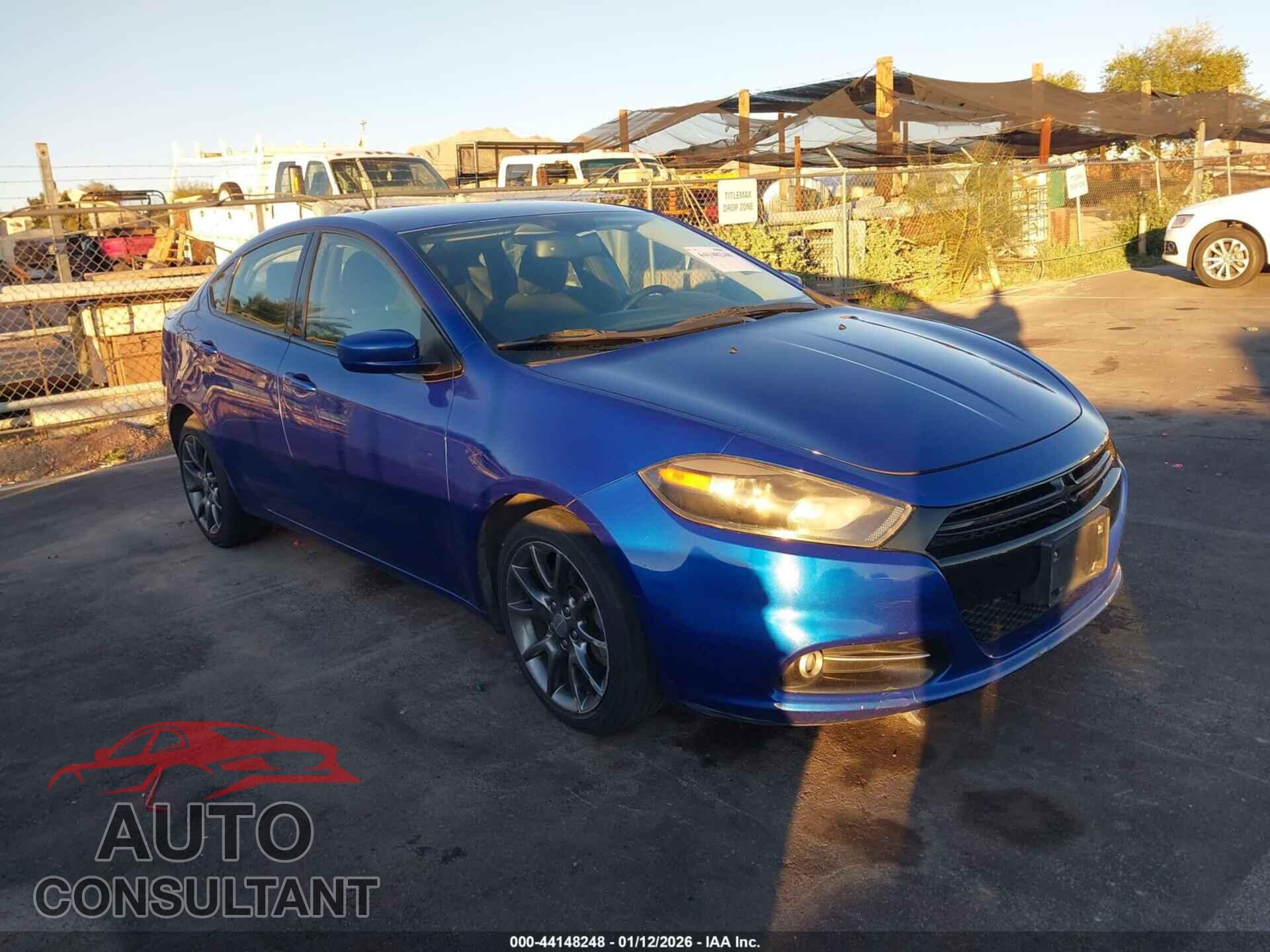 DODGE DART 2013 - 1C3CDFBA6DD331341