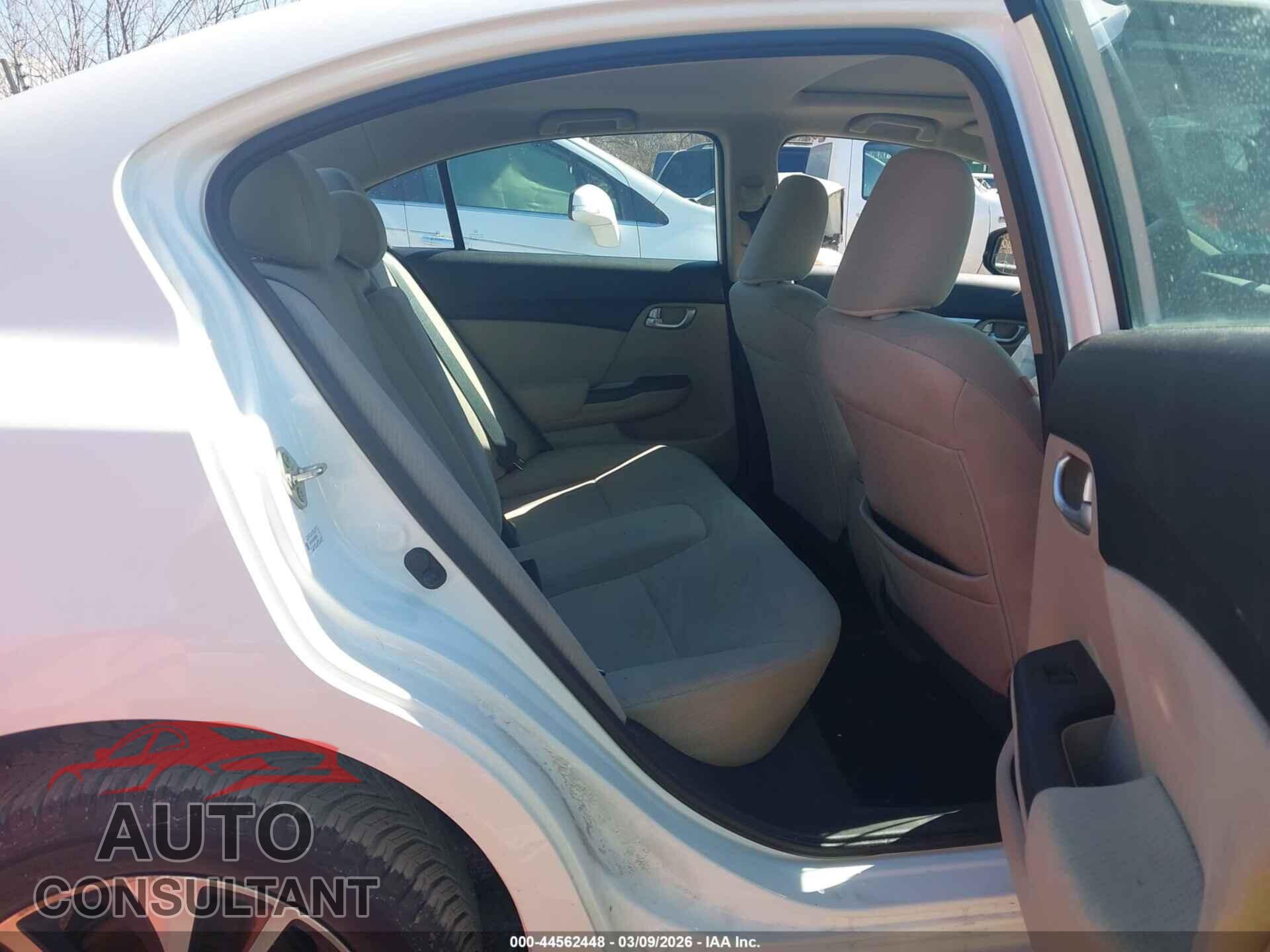 HONDA CIVIC 2013 - 19XFB2F88DE088385