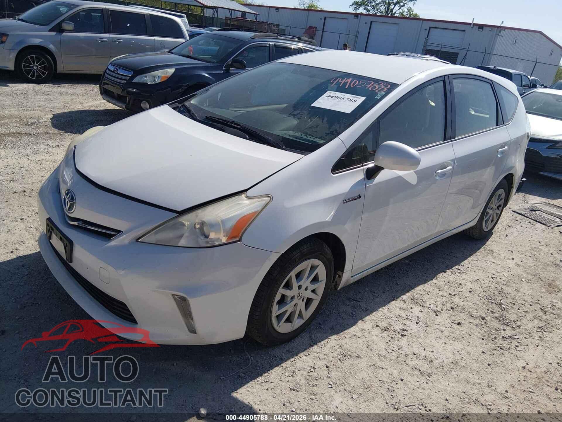 TOYOTA PRIUS V 2013 - JTDZN3EU9D3202474