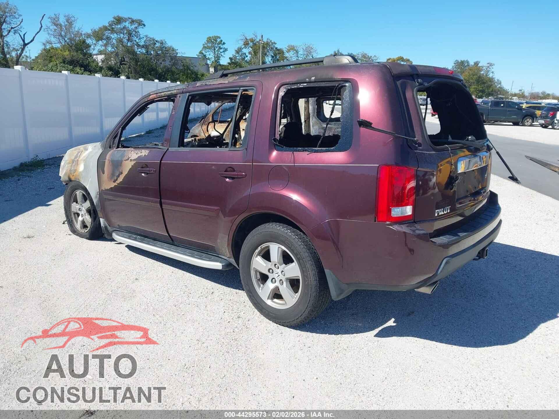 HONDA PILOT 2009 - 5FNYF38539B019191