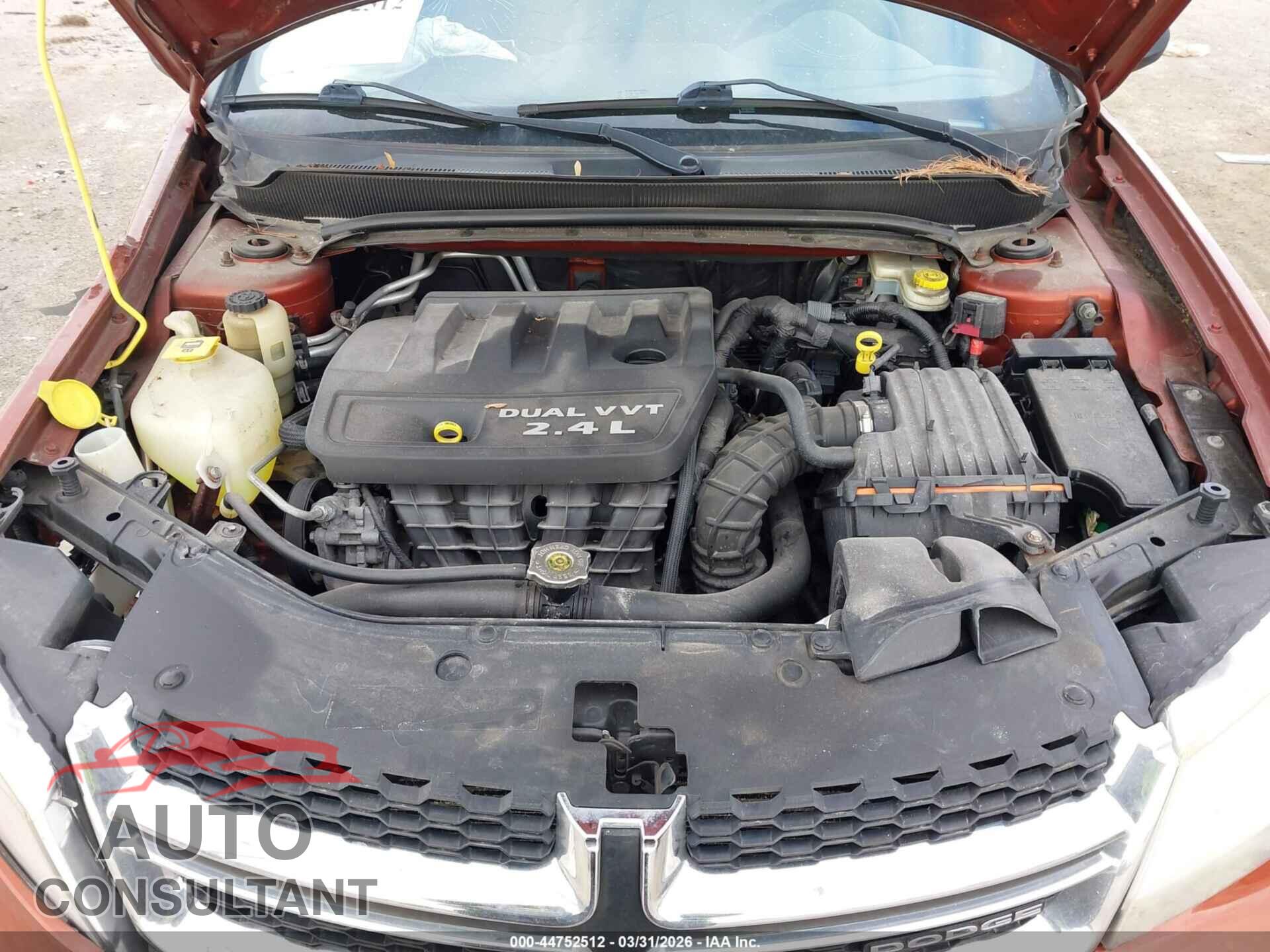 DODGE AVENGER 2012 - 1C3CDZAB4CN182299